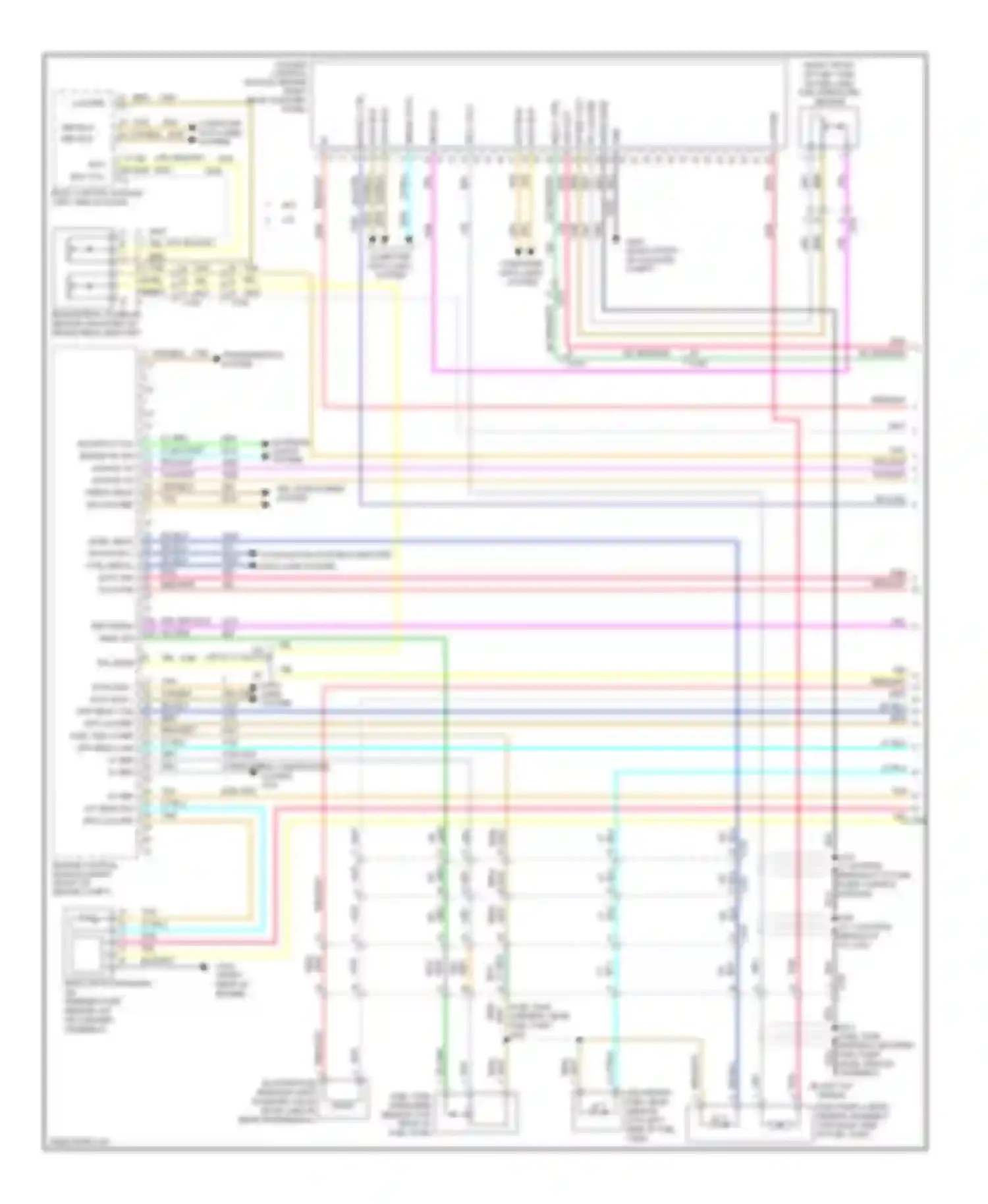 Wiring diagram cooling fans system computer data lines system for Chevrolet Camaro V facelift (2013-2015) (1 of 1)