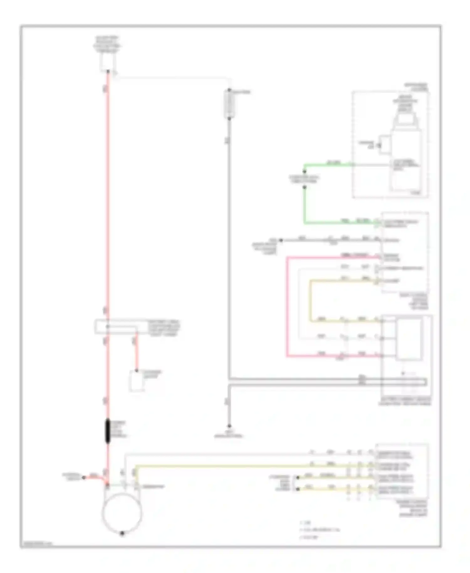 Wiring diagram current sensor sig for Chevrolet Camaro V facelift (2013-2015) (1 of 1)