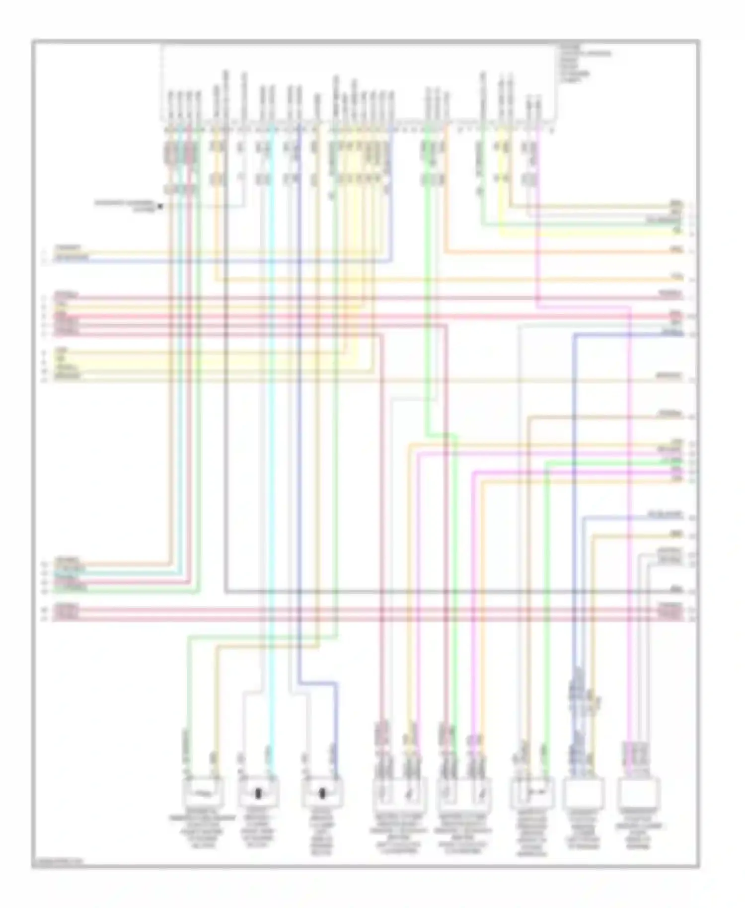 Wiring diagram engine oil temperature sensor for Chevrolet Camaro V facelift (2013-2015) (2 of 2)