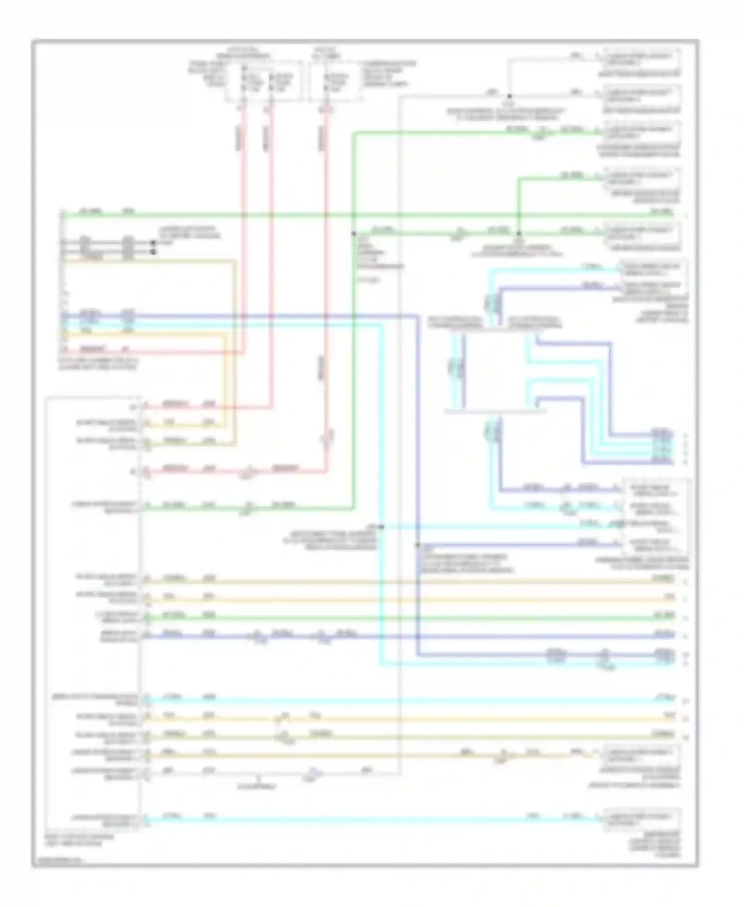 Wiring diagram hi spd gmlan serial data bus + for Chevrolet Camaro V facelift (2013-2015) (1 of 3)