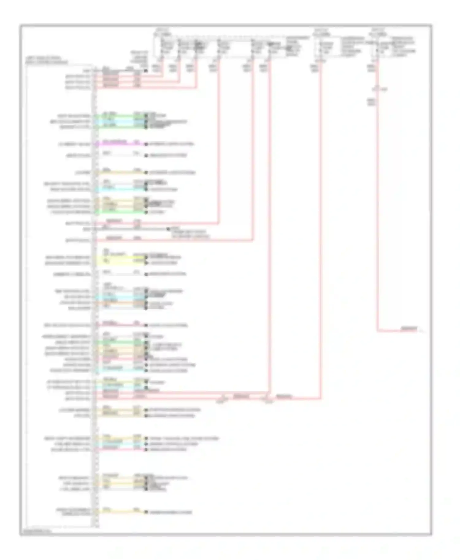 Wiring diagram hot at all times rear body fuse block (right side rvc fuse for Chevrolet Camaro V facelift (2013-2015) (1 of 1)