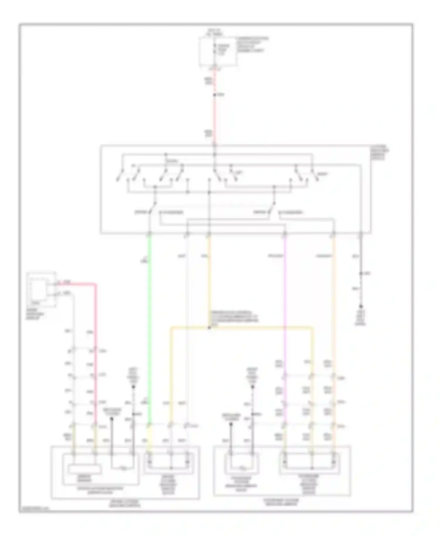 Wiring diagram inside rearview mirror for Chevrolet Camaro V facelift (2013-2015) (9 of 9)