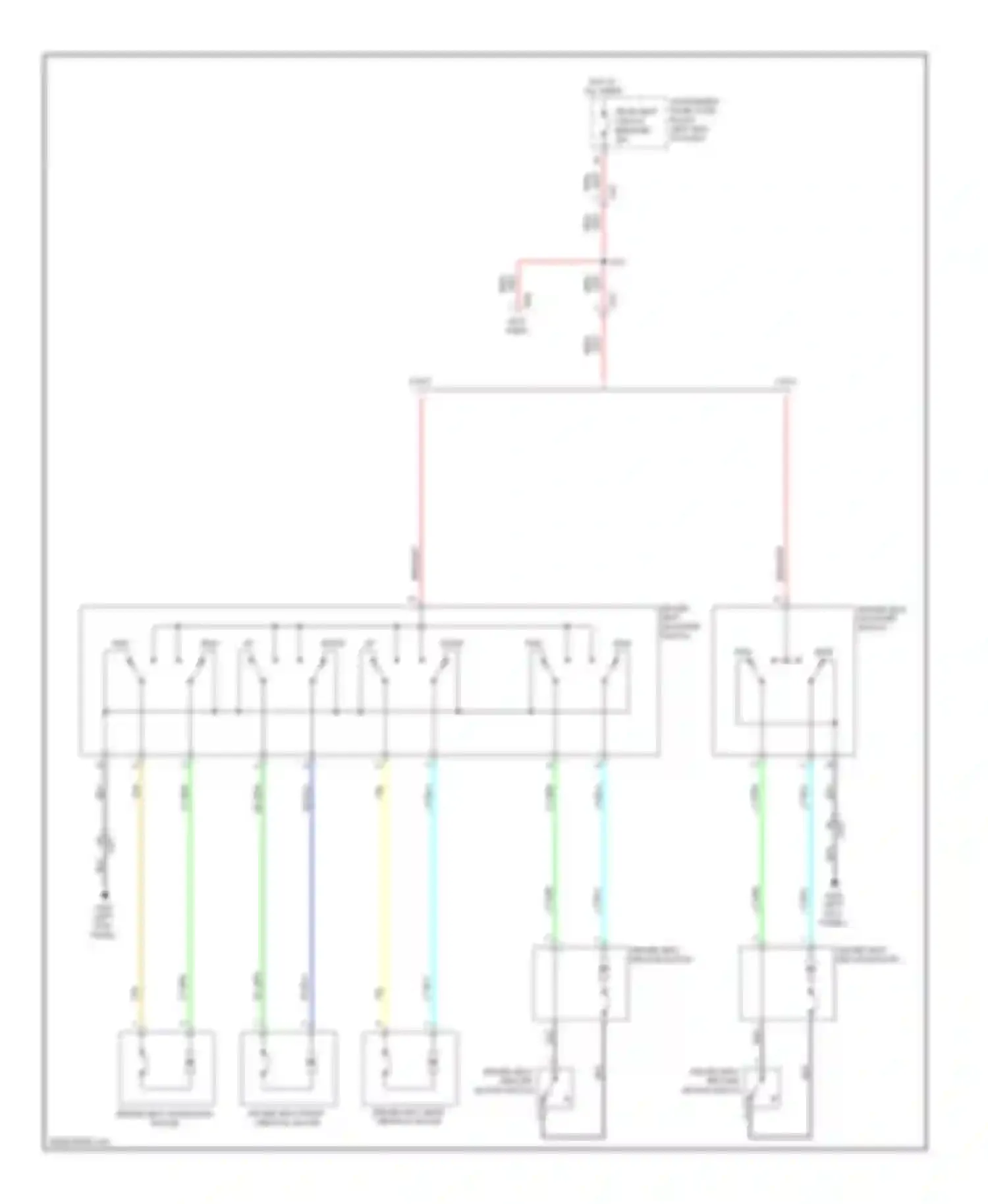 Wiring diagram instrument panel fuse block for Chevrolet Camaro V facelift (2013-2015) (13 of 28)