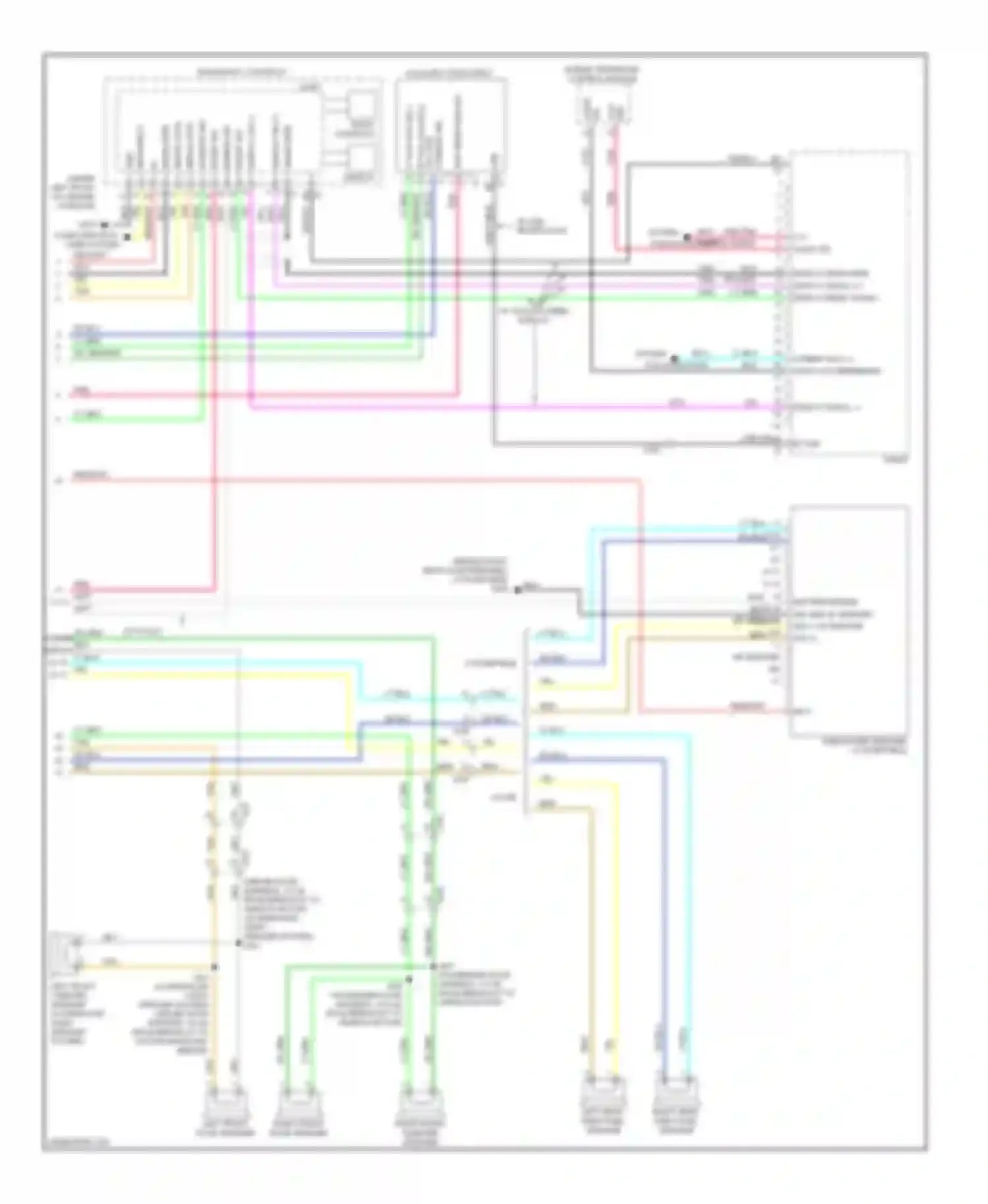 Wiring diagram left front tweeter speaker for Chevrolet Camaro V facelift (2013-2015) (1 of 4)
