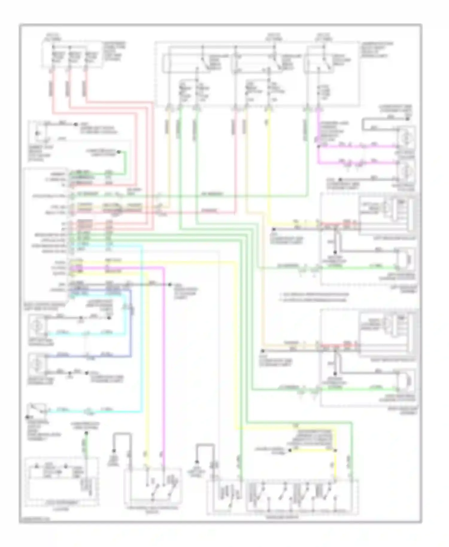 Wiring diagram left headlamp assembly for Chevrolet Camaro V facelift (2013-2015) (3 of 5)
