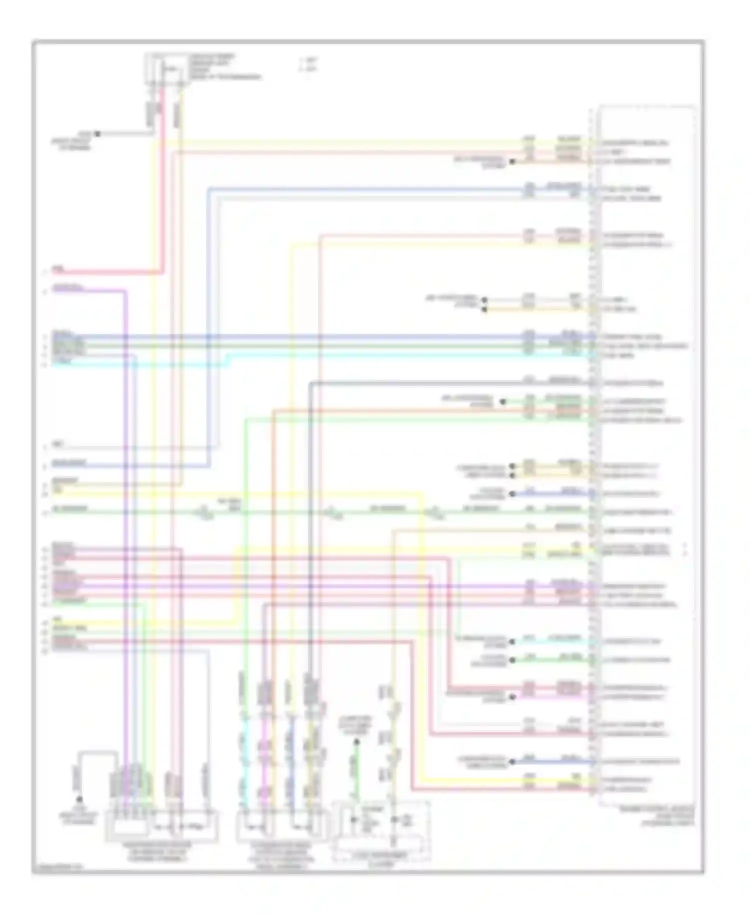 Wiring diagram lo speed cooling fan for Chevrolet Camaro V facelift (2013-2015) (1 of 1)