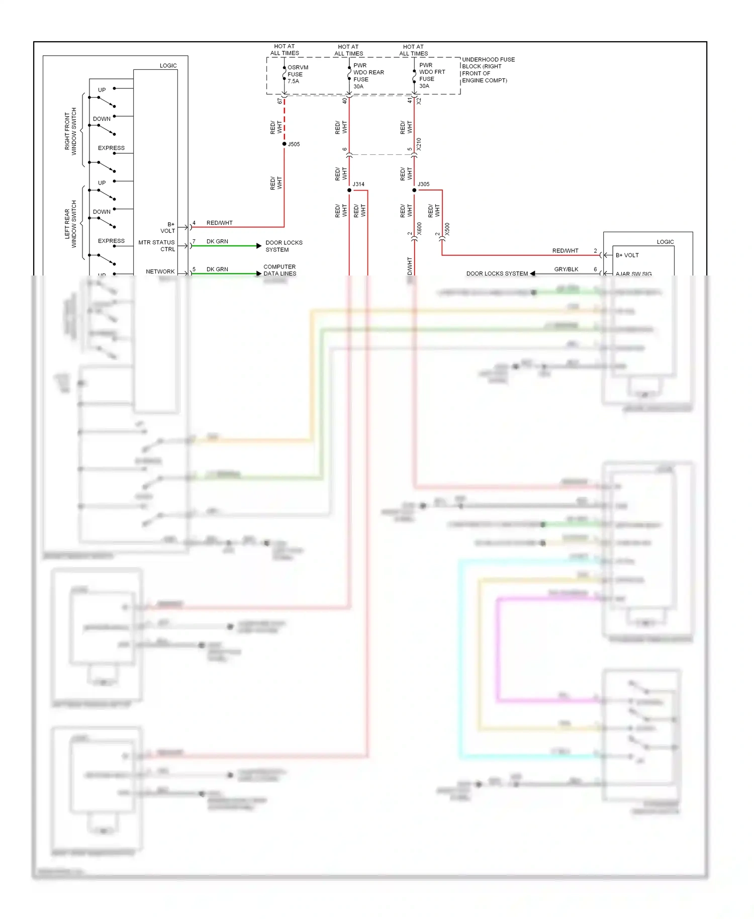 Chevrolet Camaro V facelift (2013-2015) mtr status ctrl wiring diagram  (1 of 1)