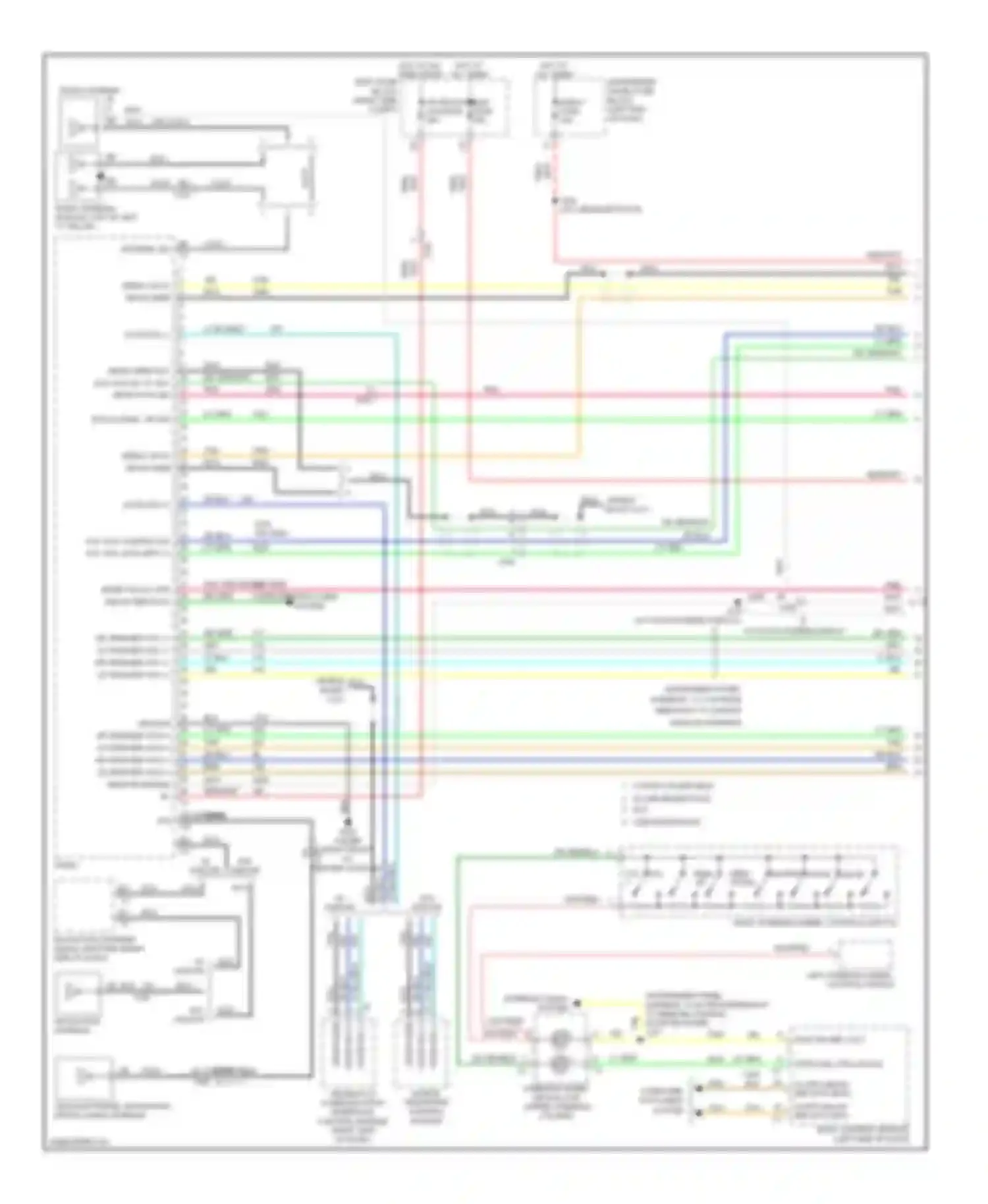 Wiring diagram navigation antenna for Chevrolet Camaro V facelift (2013-2015) (1 of 4)