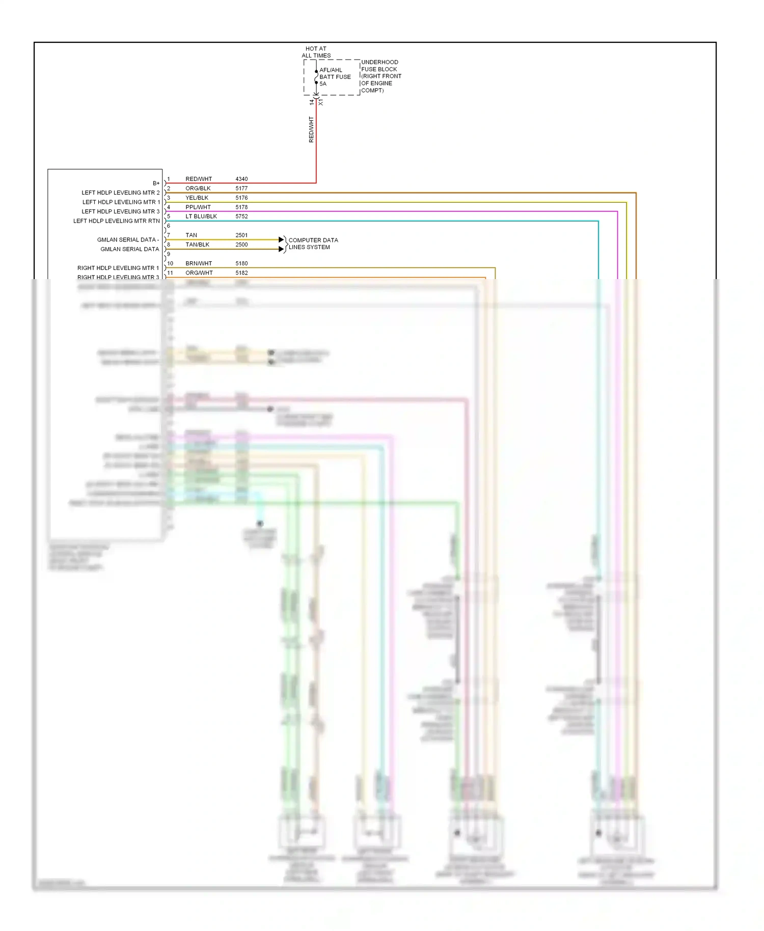 Wiring diagram nca for Chevrolet Camaro V facelift (2013-2015) (31 of 53)