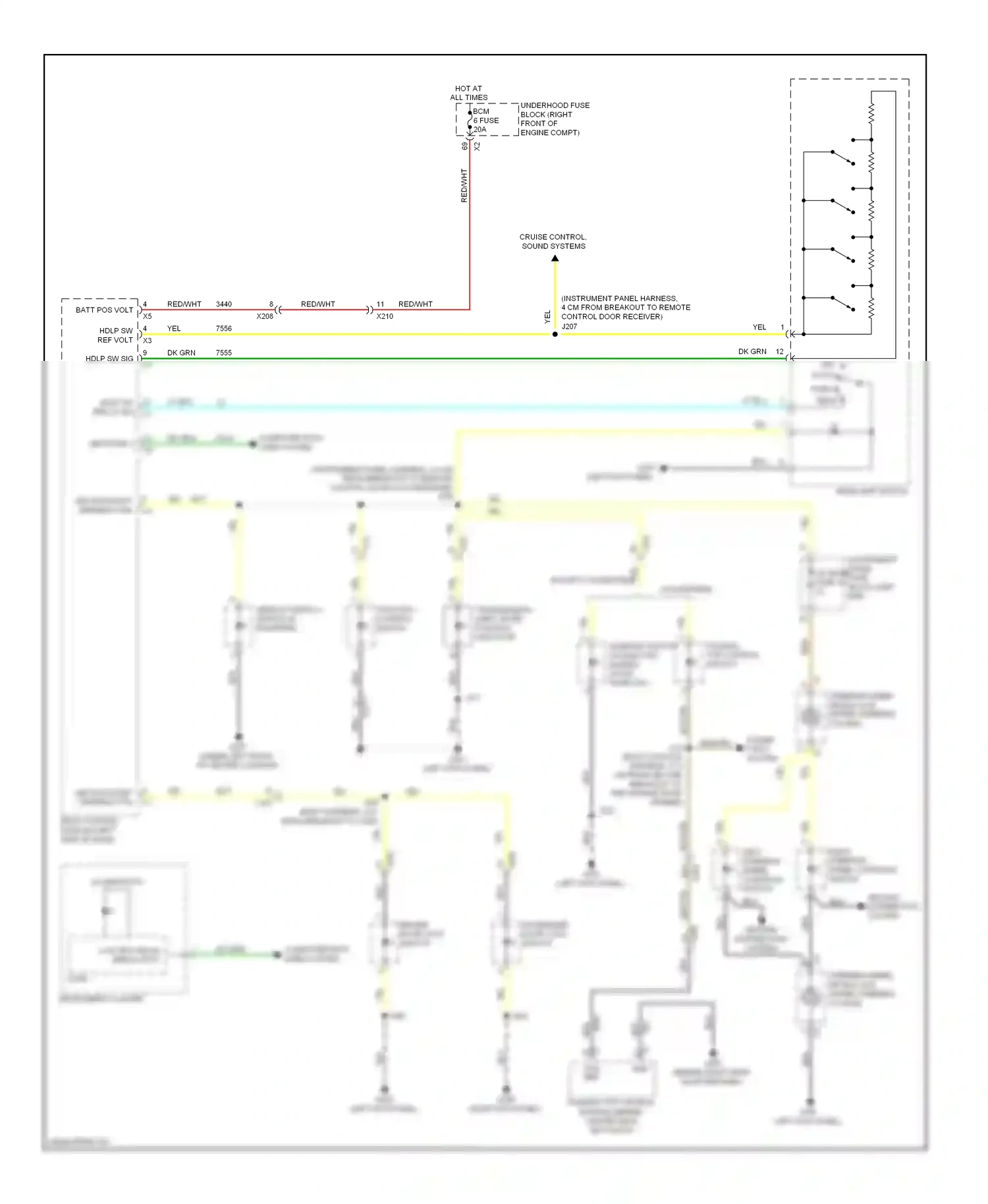 Wiring diagram off auto for Chevrolet Camaro V facelift (2013-2015) (1 of 1)