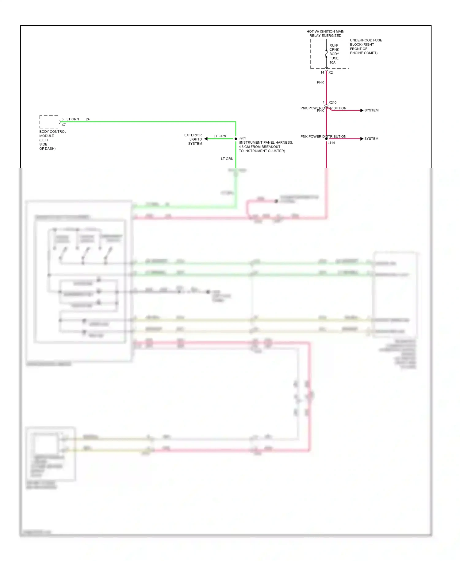 Wiring diagram onstar switch for Chevrolet Camaro V facelift (2013-2015) (1 of 3)