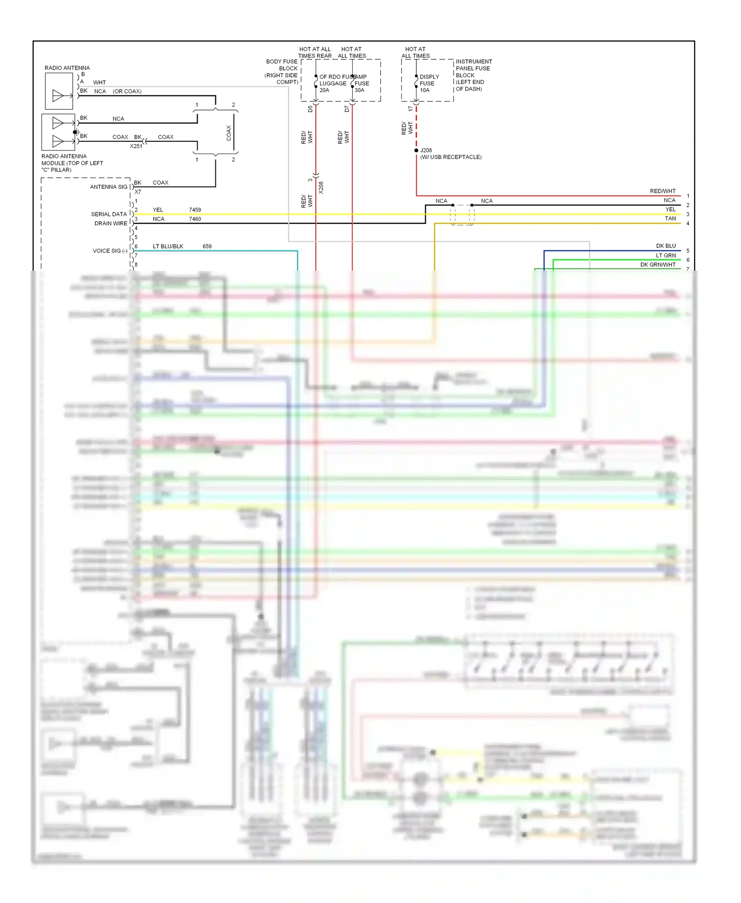 Chevrolet Camaro V facelift (2013-2015) remote enable wiring diagram  (1 of 5)