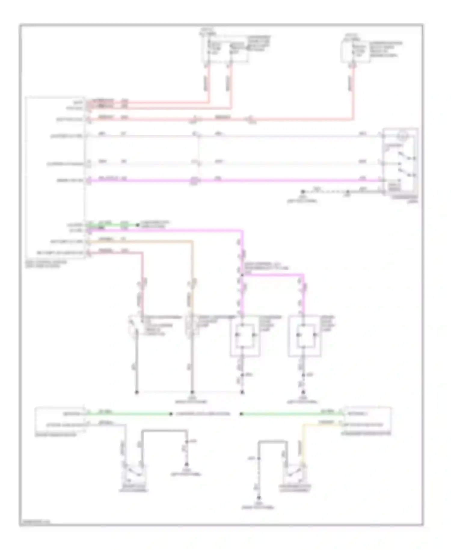 Wiring diagram rr compt lid ajar sw sig for Chevrolet Camaro V facelift (2013-2015) (1 of 1)