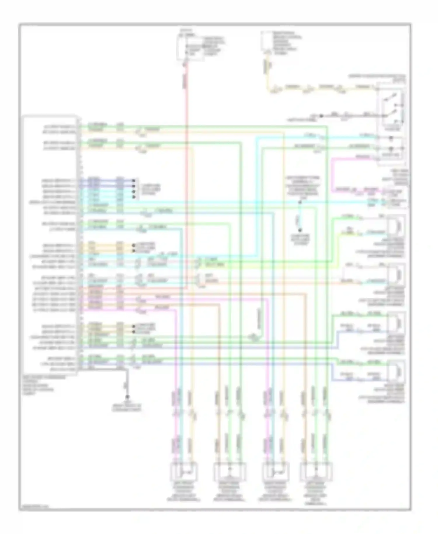 Wiring diagram rr strut snsr sig for Chevrolet Camaro V facelift (2013-2015) (1 of 1)