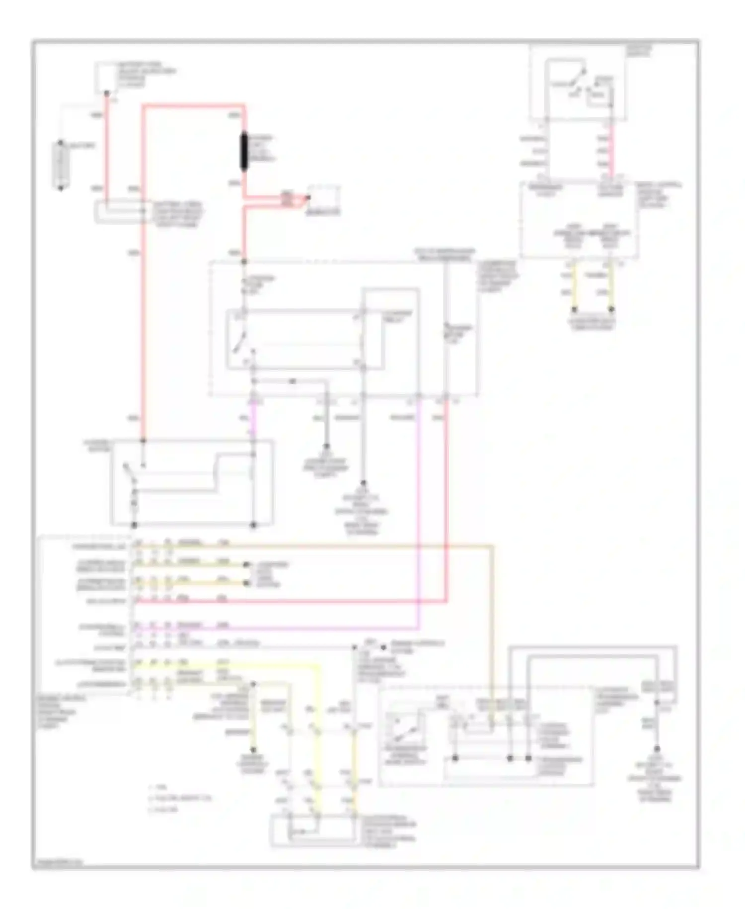 Wiring diagram run for Chevrolet Camaro V facelift (2013-2015) (4 of 5)