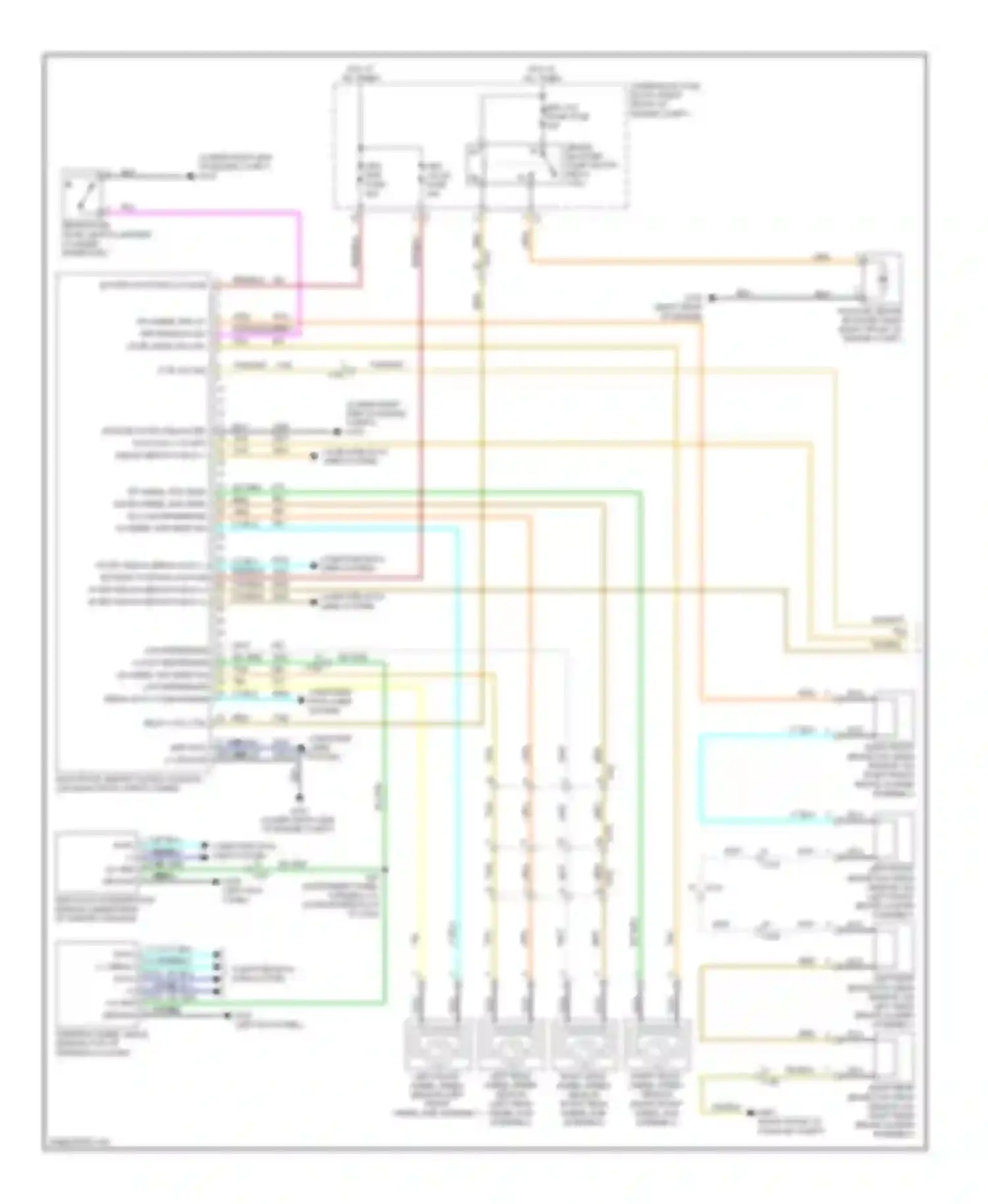 Wiring diagram serial data comm enable for Chevrolet Camaro V facelift (2013-2015) (1 of 3)