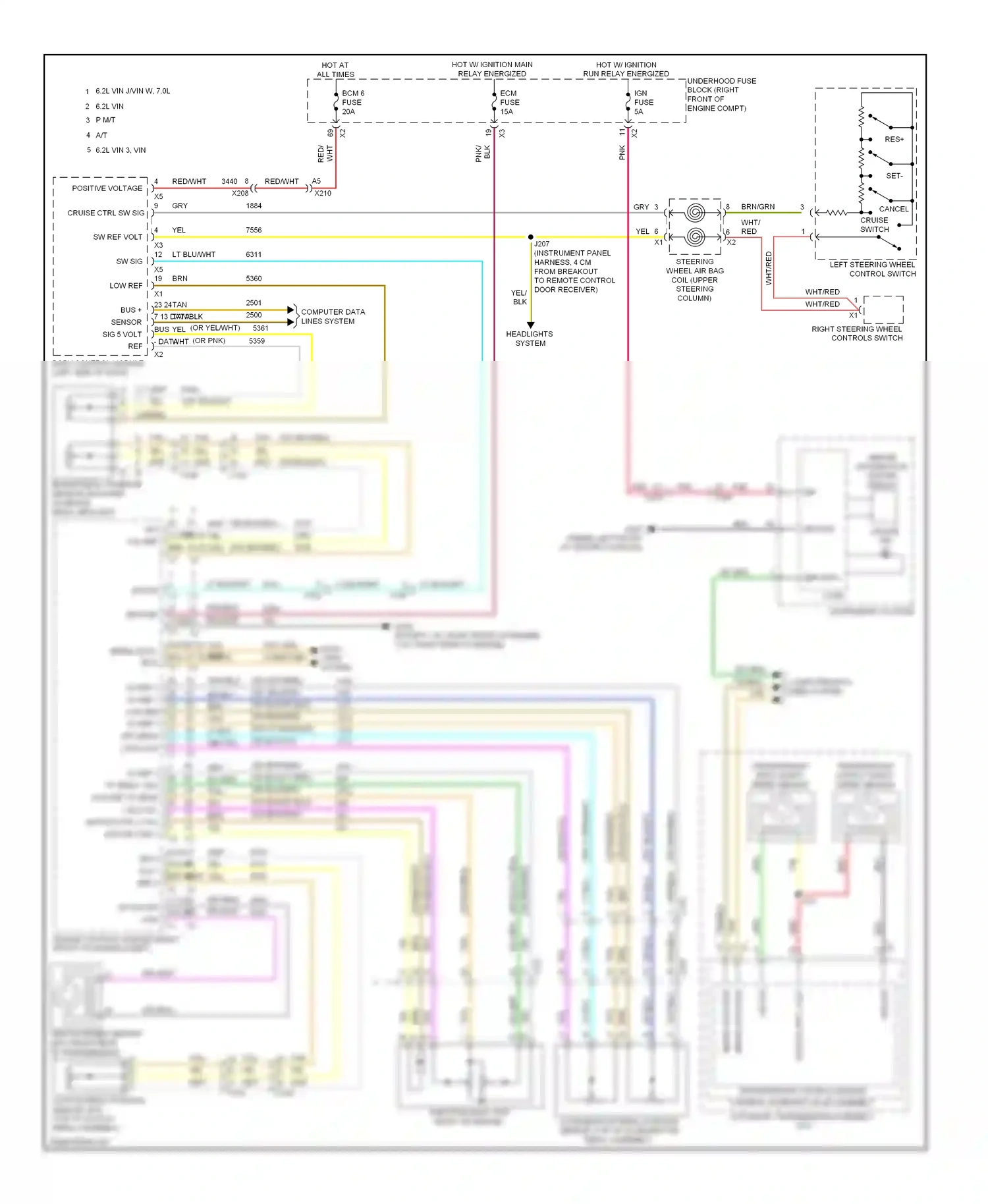 Wiring diagram set- for Chevrolet Camaro V facelift (2013-2015) (2 of 6)