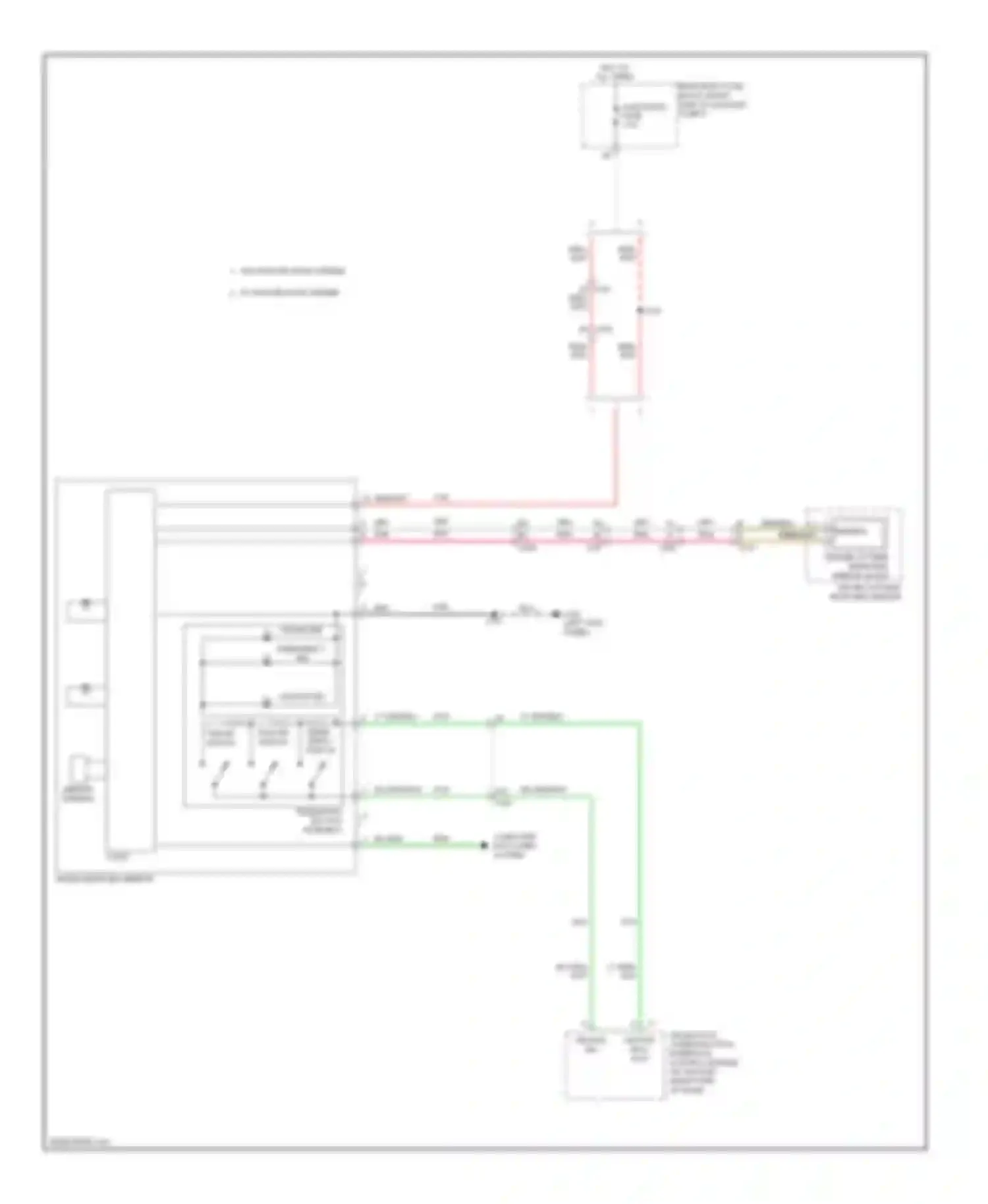 Wiring diagram telematics button assembly for Chevrolet Camaro V facelift (2013-2015) (1 of 4)