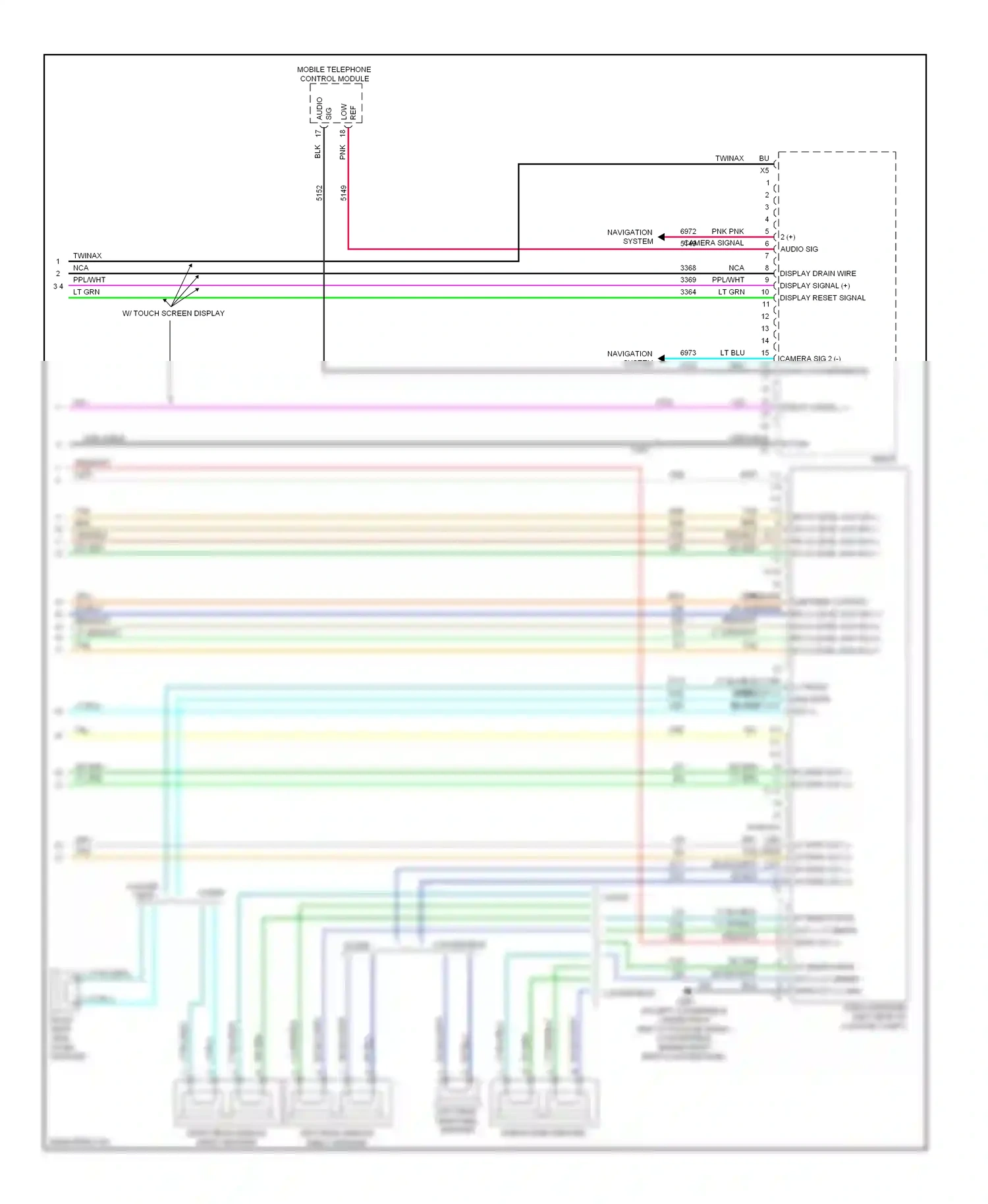 Wiring diagram usb cable for Chevrolet Camaro V facelift (2013-2015) (4 of 6)