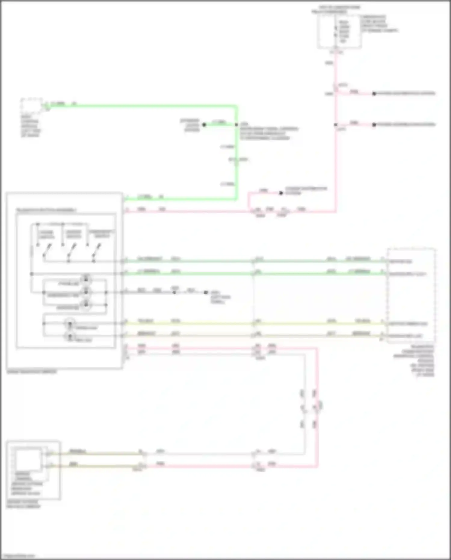 Wiring diagram telematics communication interface control module for Chevrolet Camaro V facelift (2013-2015) (4 of 9)
