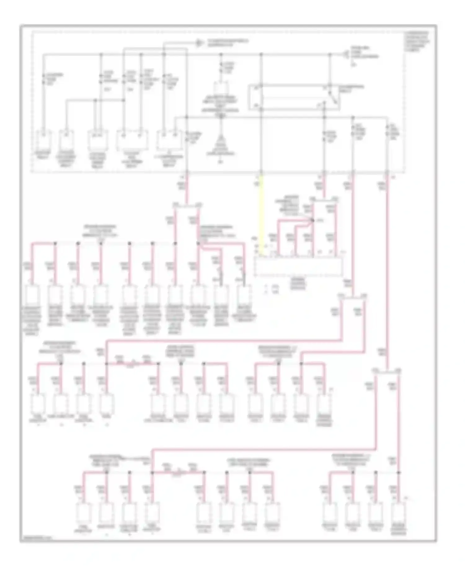 Camaro Chevrolet V (2009-2013): Power distribution circuit (2 of 5)