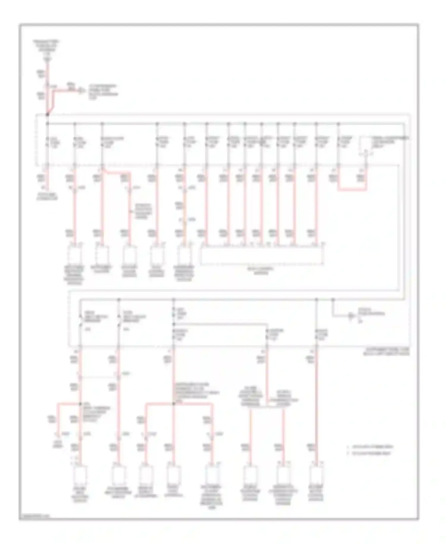 Camaro Chevrolet V (2009-2013): Power distribution circuit (3 of 5)