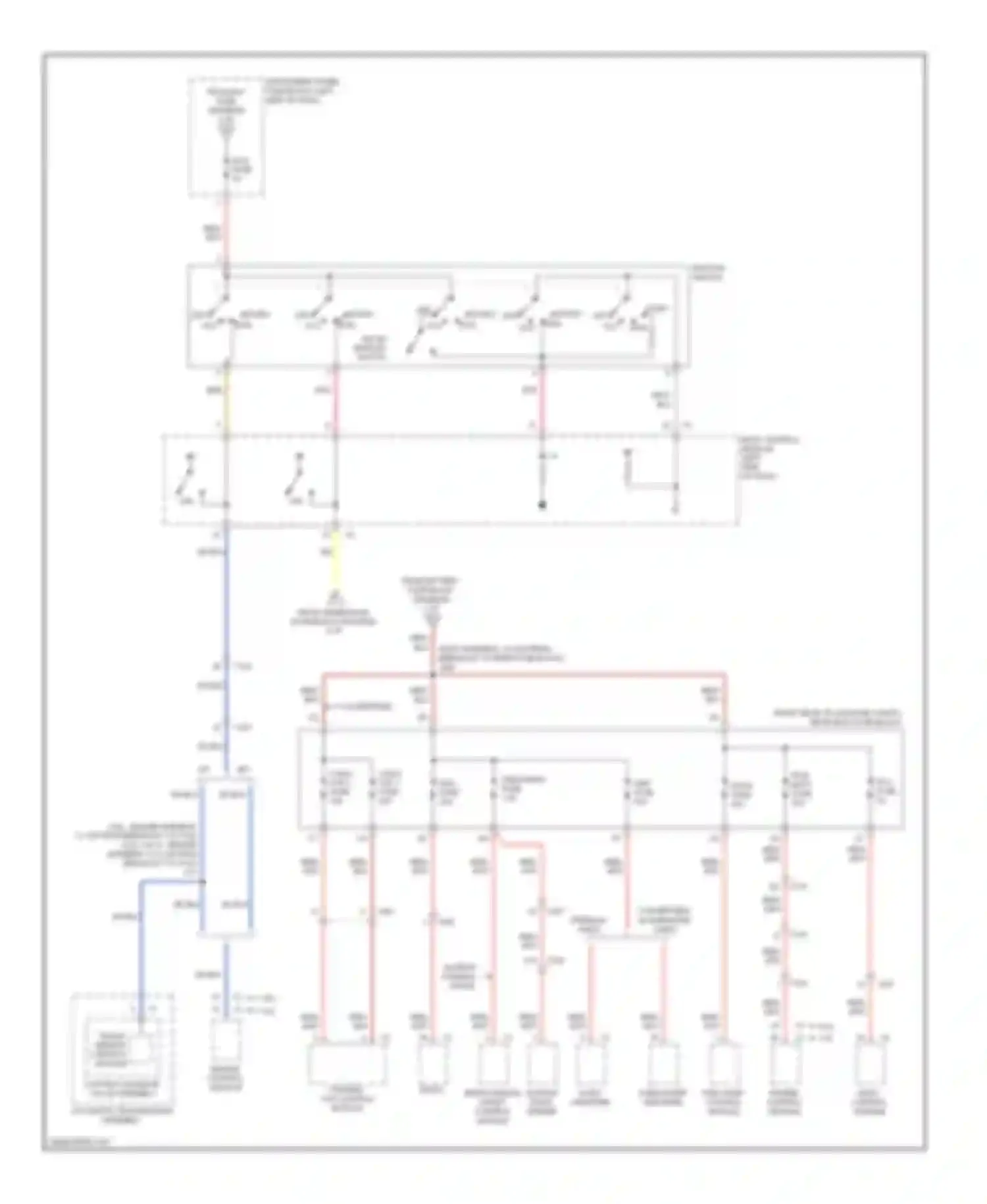 Camaro Chevrolet V (2009-2013): Power distribution circuit (5 of 5)