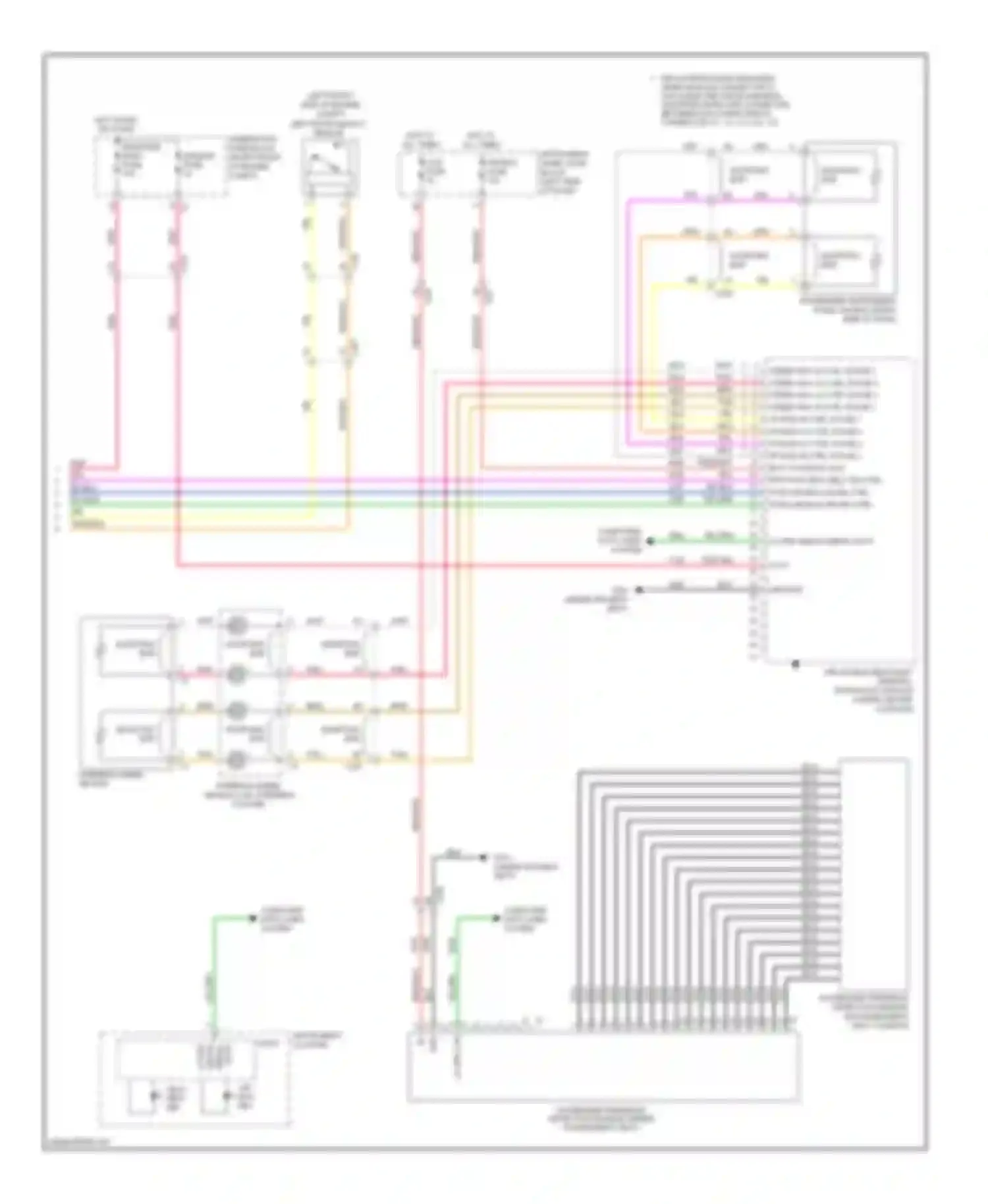 Camaro Chevrolet V (2009-2013): Supplemental restraints circuit (2 of 2)