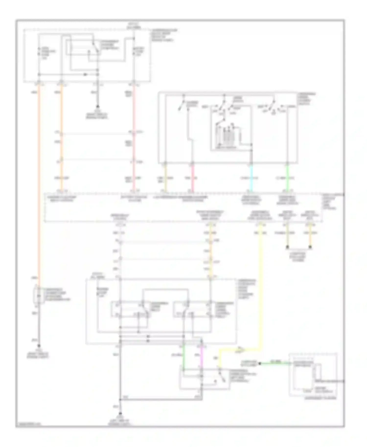 Camaro Chevrolet V (2009-2013): Wiper/washer circuit