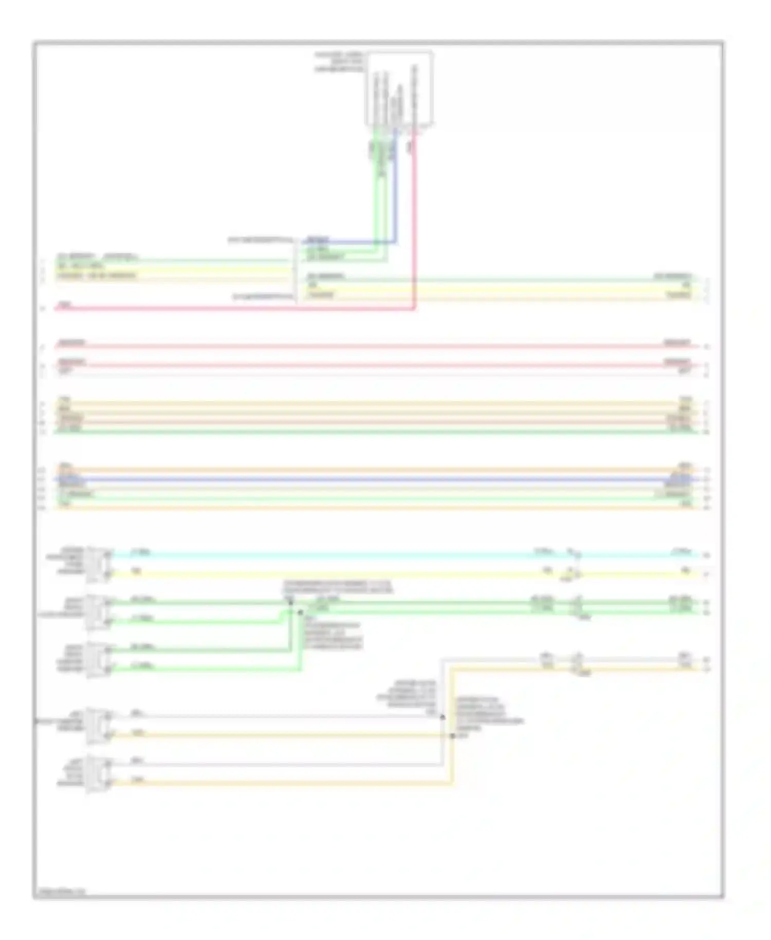 Wiring diagram aux detection sig for Chevrolet Camaro V (2009-2013) (2 of 3)