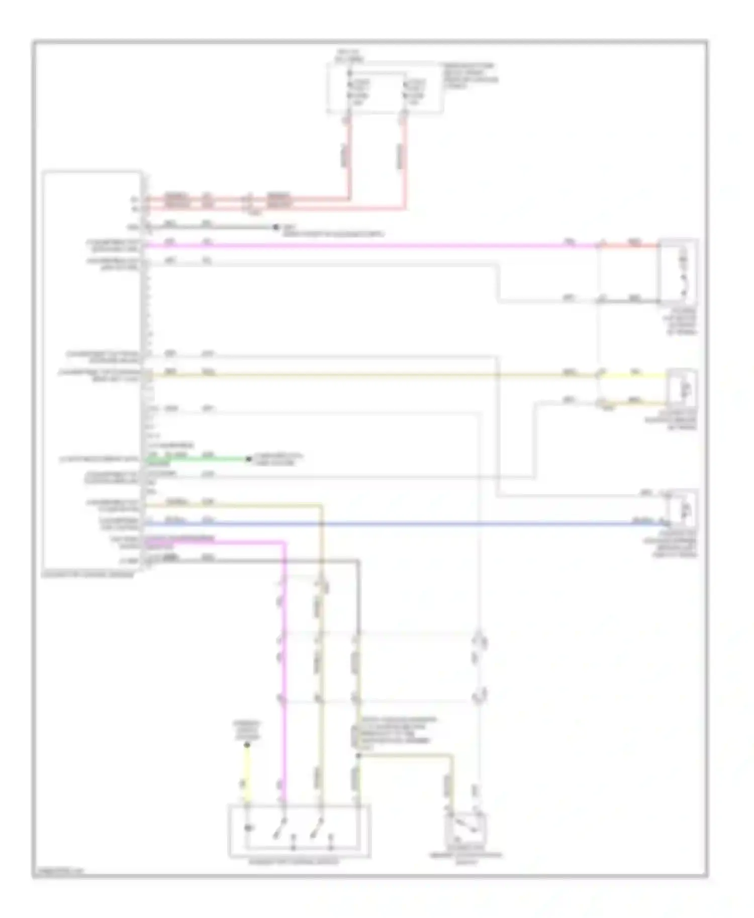 Wiring diagram folding top control module for Chevrolet Camaro V (2009-2013) (1 of 3)