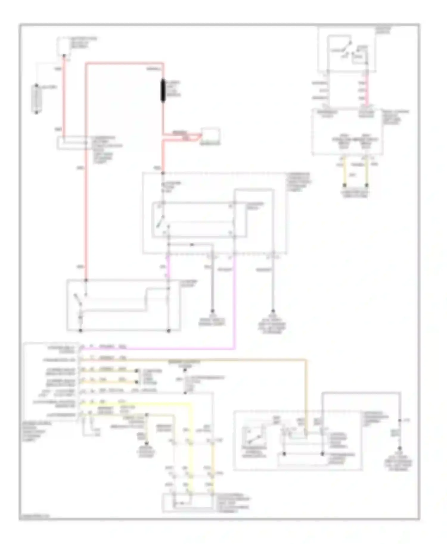 Wiring diagram fusible link 1 (12 ga- for Chevrolet Camaro V (2009-2013) (3 of 3)