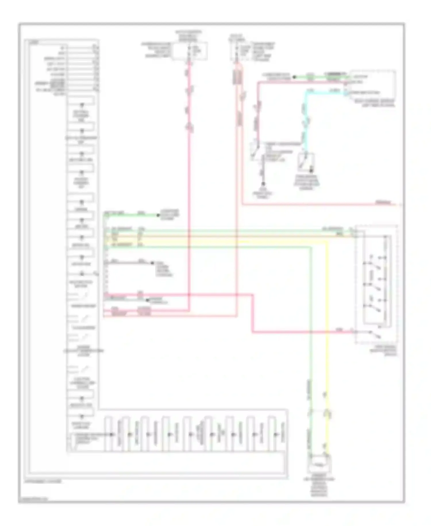 Wiring diagram hot w/ ignition run relay energized for Chevrolet Camaro V (2009-2013) (3 of 8)