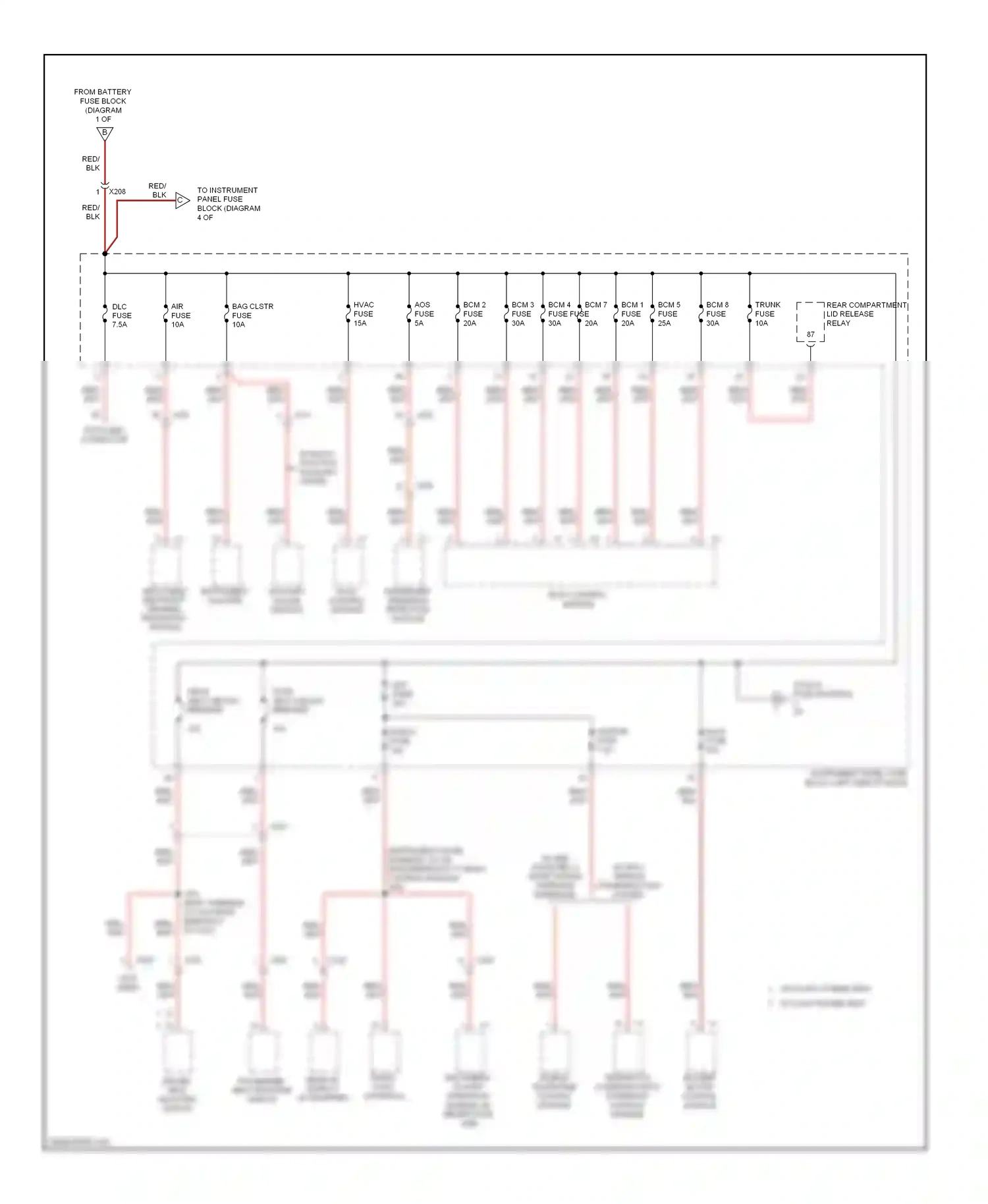 Chevrolet Camaro V (2009-2013) hvac control module wiring diagram  (2 of 3)