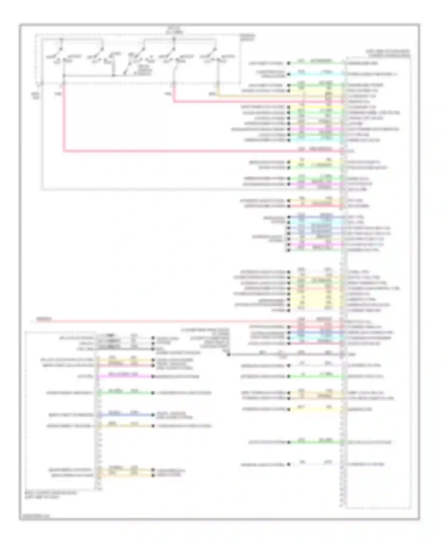 Wiring diagram interconnect network 3 for Chevrolet Camaro V (2009-2013) (1 of 1)