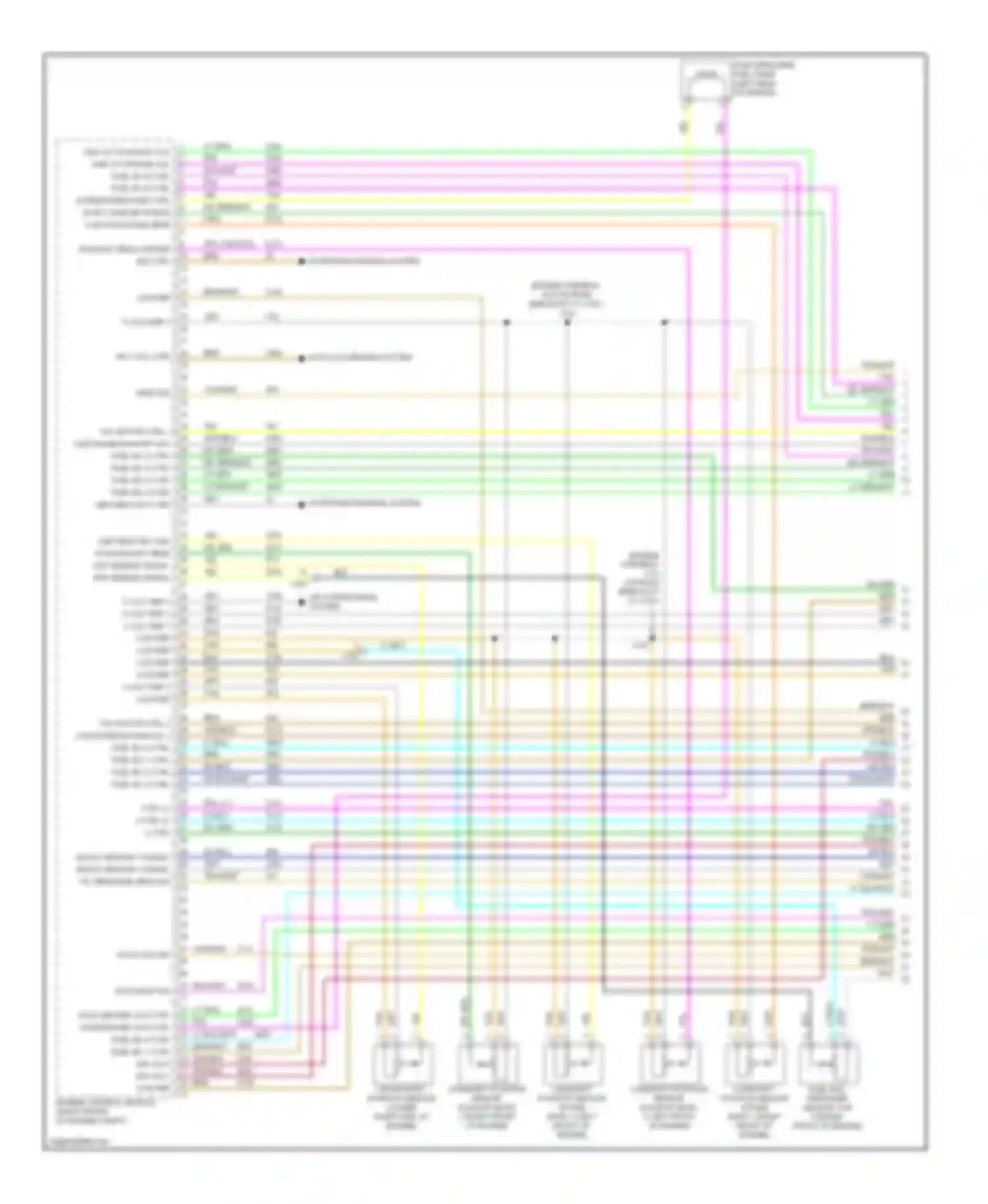 Wiring diagram knock sensor 1 signal knock sensor 2 signal oil pressure sens sig for Chevrolet Camaro V (2009-2013) (1 of 1)