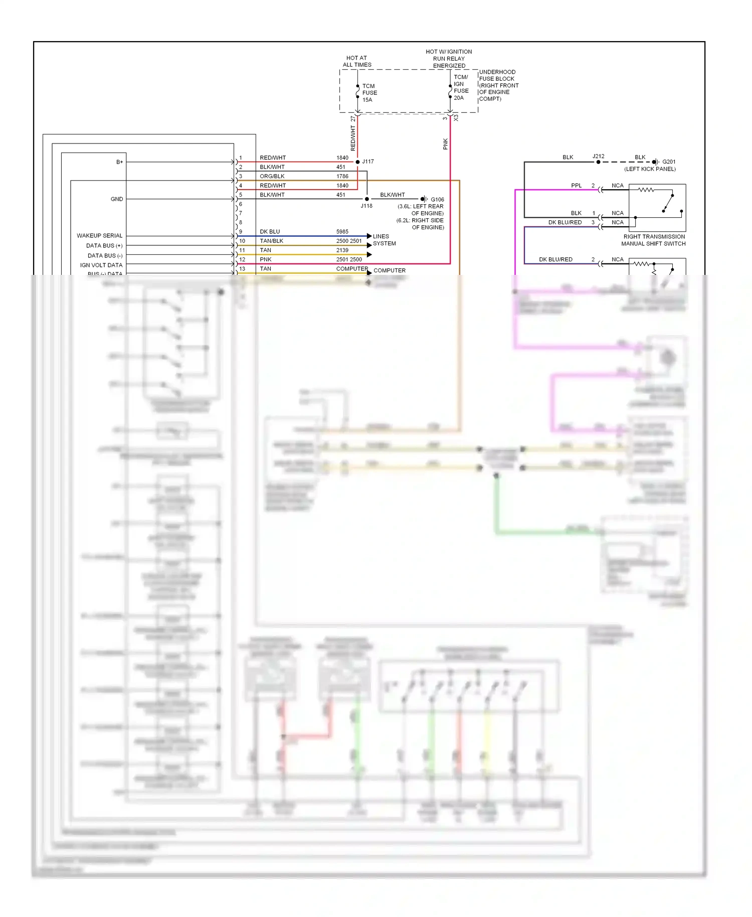 Wiring diagram nca for Chevrolet Camaro V (2009-2013) (32 of 33)