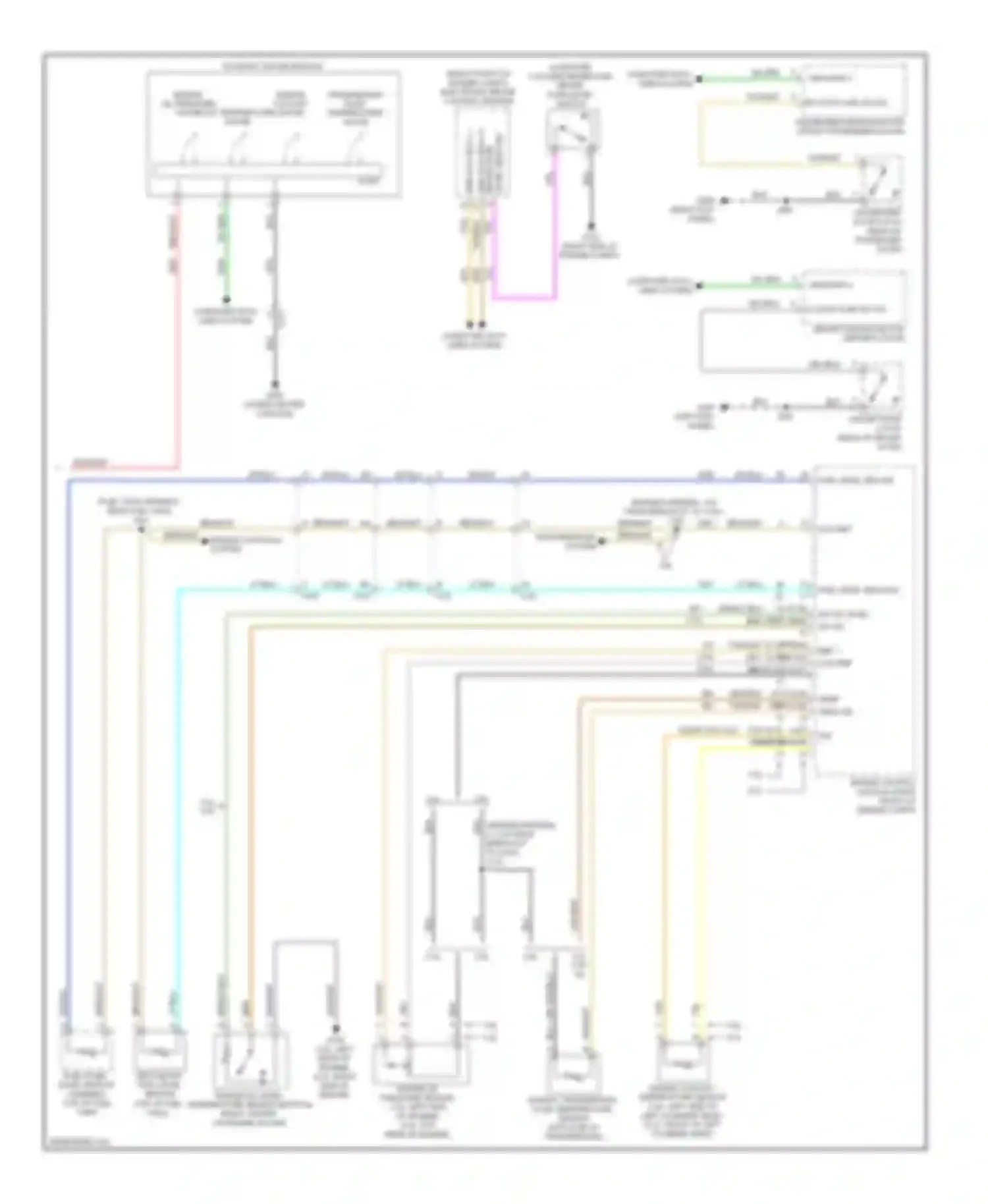 Wiring diagram network 3 for Chevrolet Camaro V (2009-2013) (3 of 6)