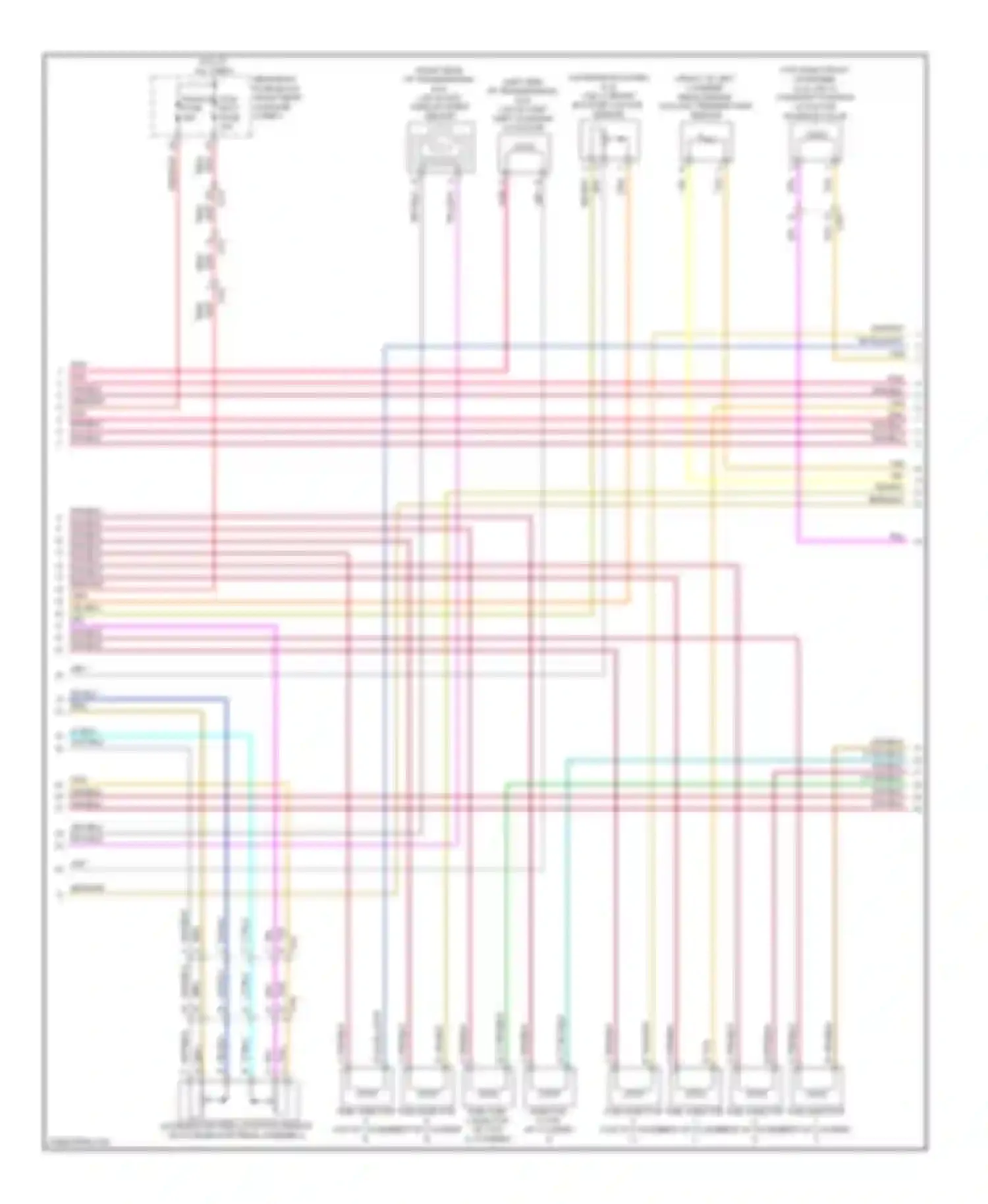 Wiring diagram rear body fuse block (right rear for Chevrolet Camaro V (2009-2013) (2 of 3)