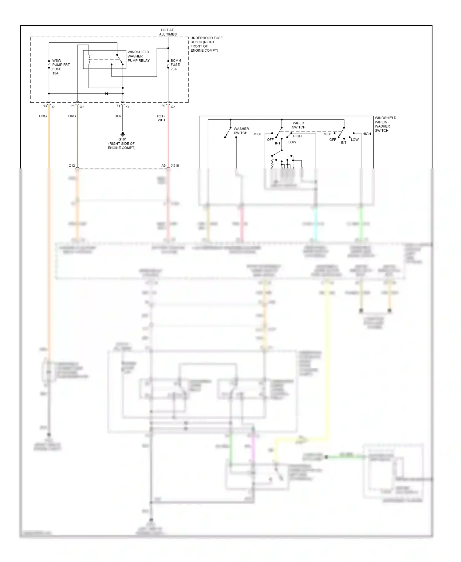 Wiring diagram red for Chevrolet Camaro V (2009-2013) (28 of 28)