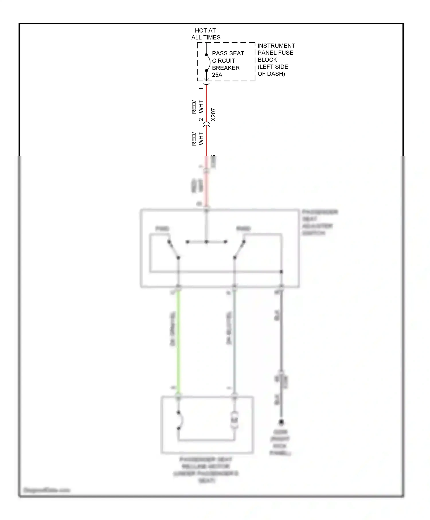 Wiring diagram red for Chevrolet Camaro V (2009-2013) (14 of 28)