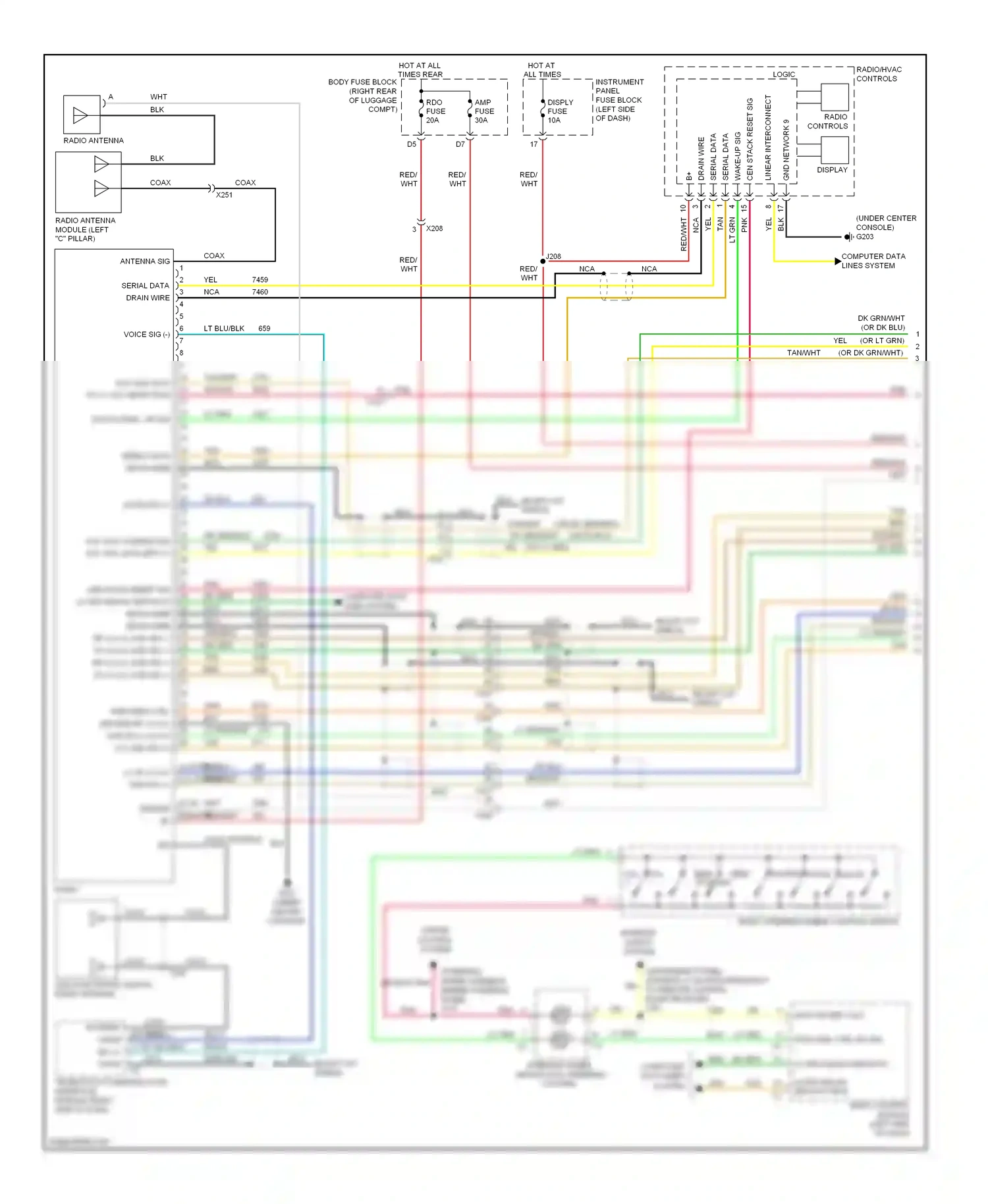 Wiring diagram red for Chevrolet Camaro V (2009-2013) (25 of 28)