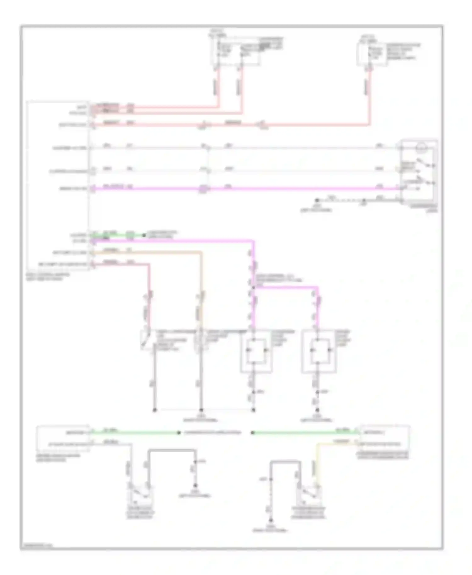 Wiring diagram rr compt lp ctrl for Chevrolet Camaro V (2009-2013) (1 of 1)
