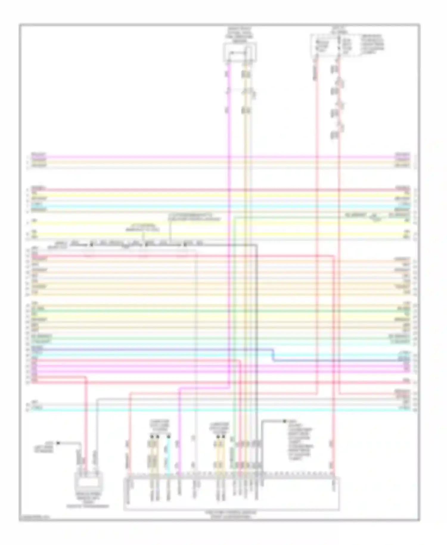 Wiring diagram sens sig for Chevrolet Camaro V (2009-2013) (2 of 4)