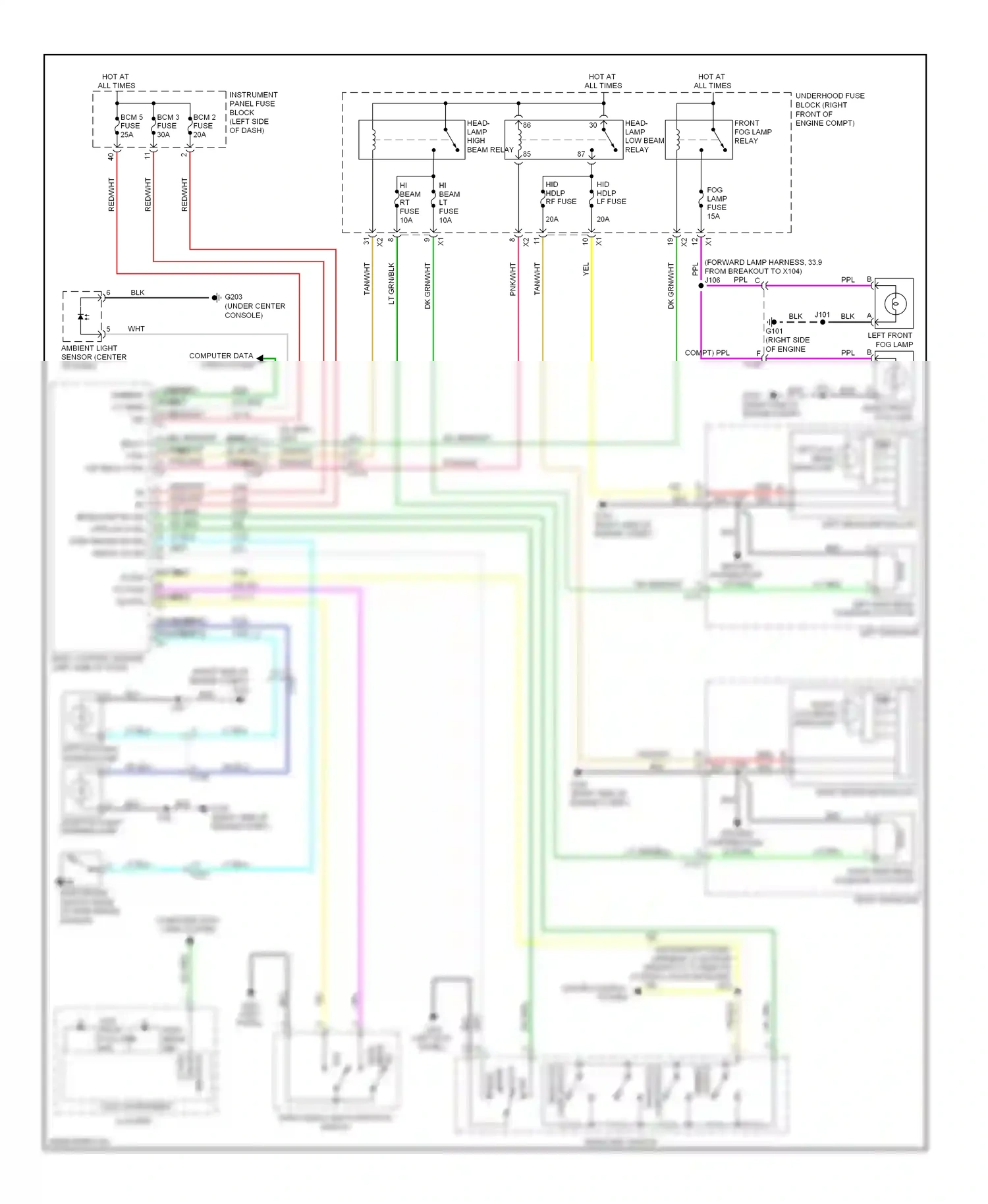 Chevrolet Camaro V (2009-2013) ser data wiring diagram  (3 of 4)