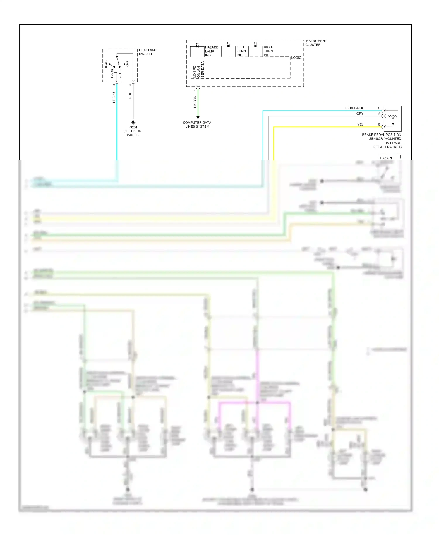 Chevrolet Camaro V (2009-2013) ser data wiring diagram  (2 of 4)