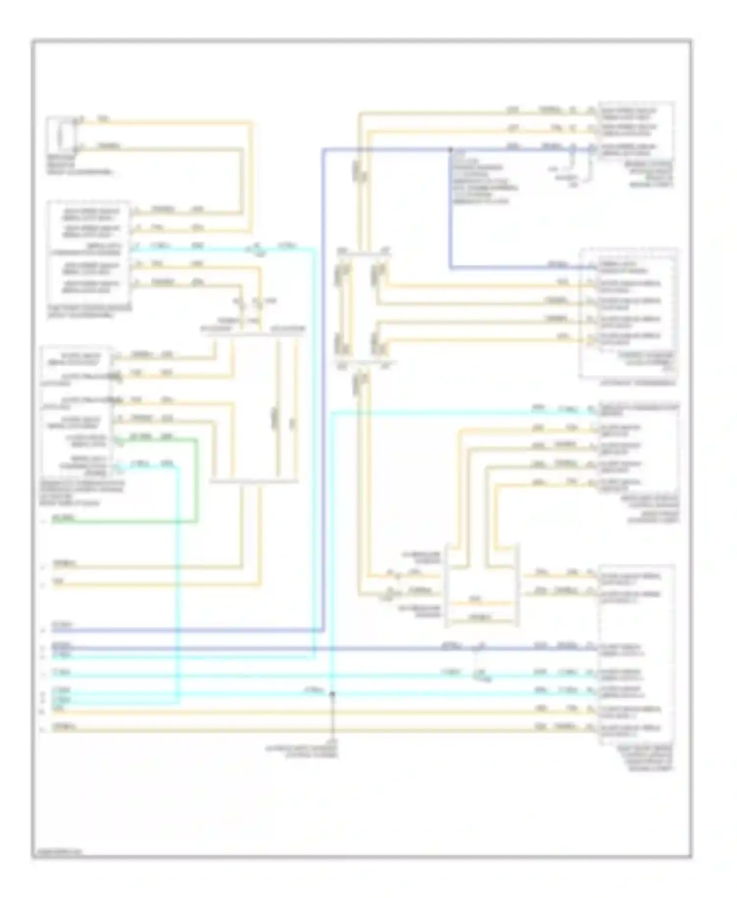 Wiring diagram serial data wake up signal for Chevrolet Camaro V (2009-2013) (1 of 1)
