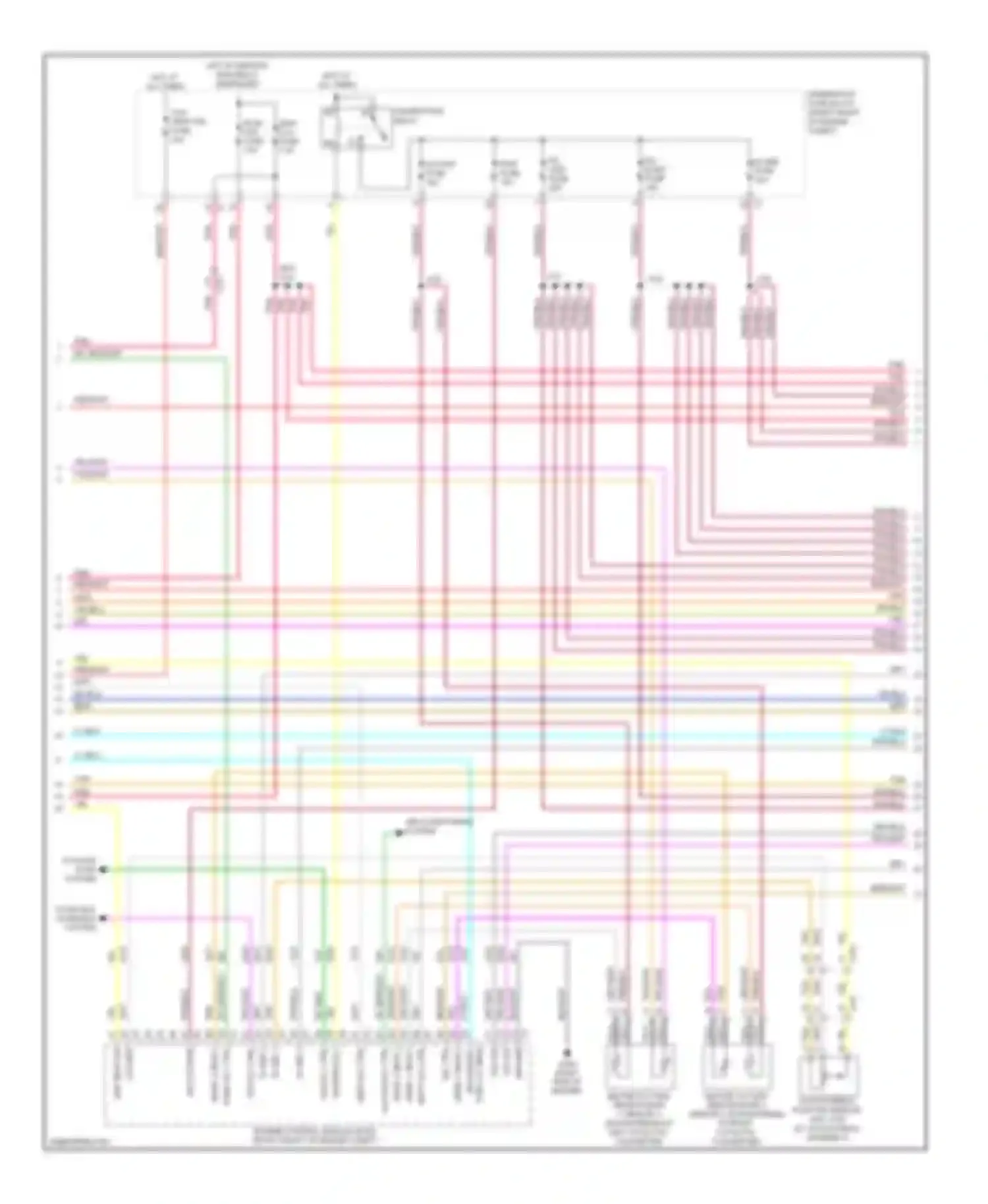Wiring diagram starting/ charging system for Chevrolet Camaro V (2009-2013) (1 of 4)