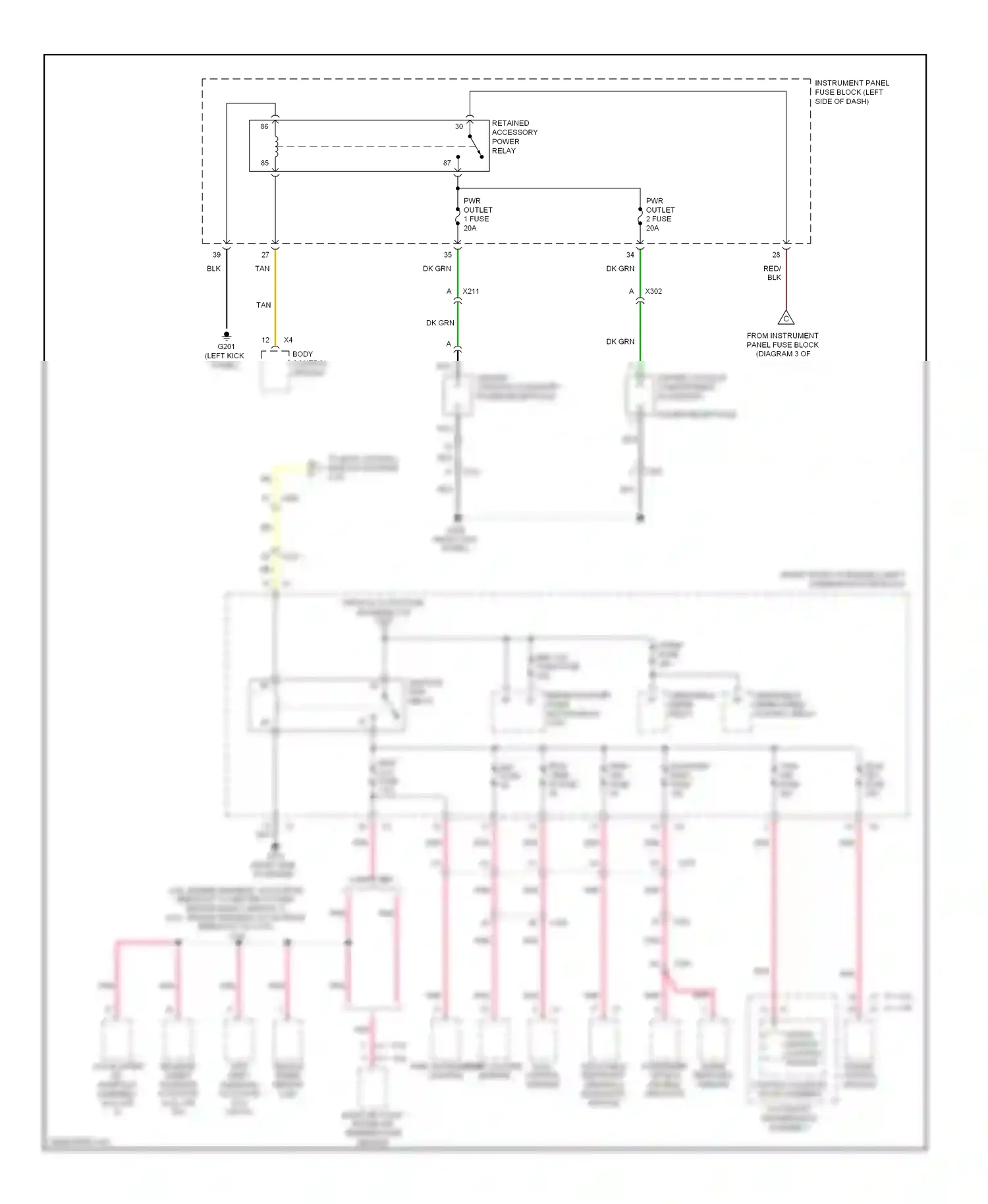 Wiring diagram tan for Chevrolet Camaro V (2009-2013) (36 of 54)