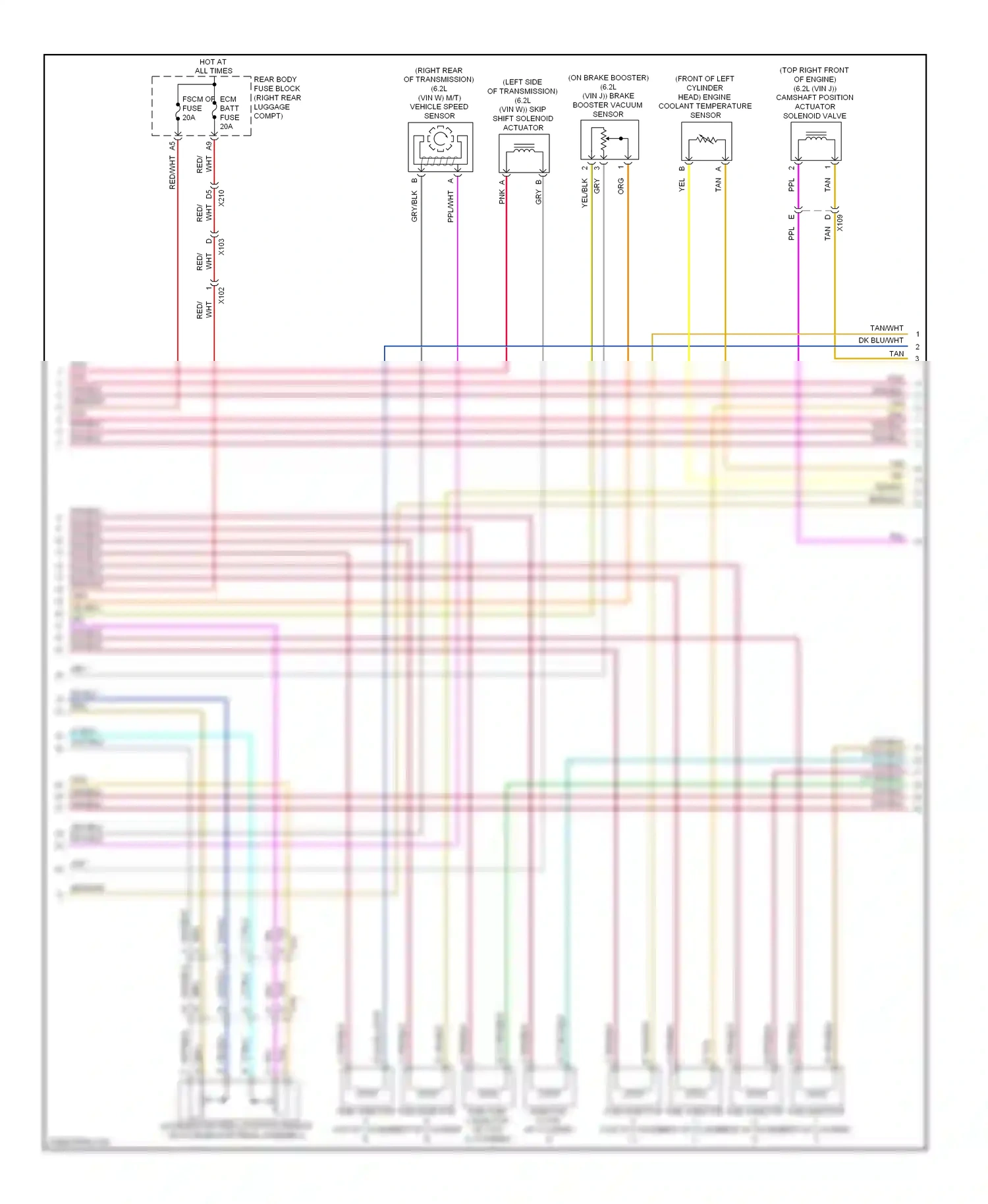 Wiring diagram tan for Chevrolet Camaro V (2009-2013) (20 of 54)